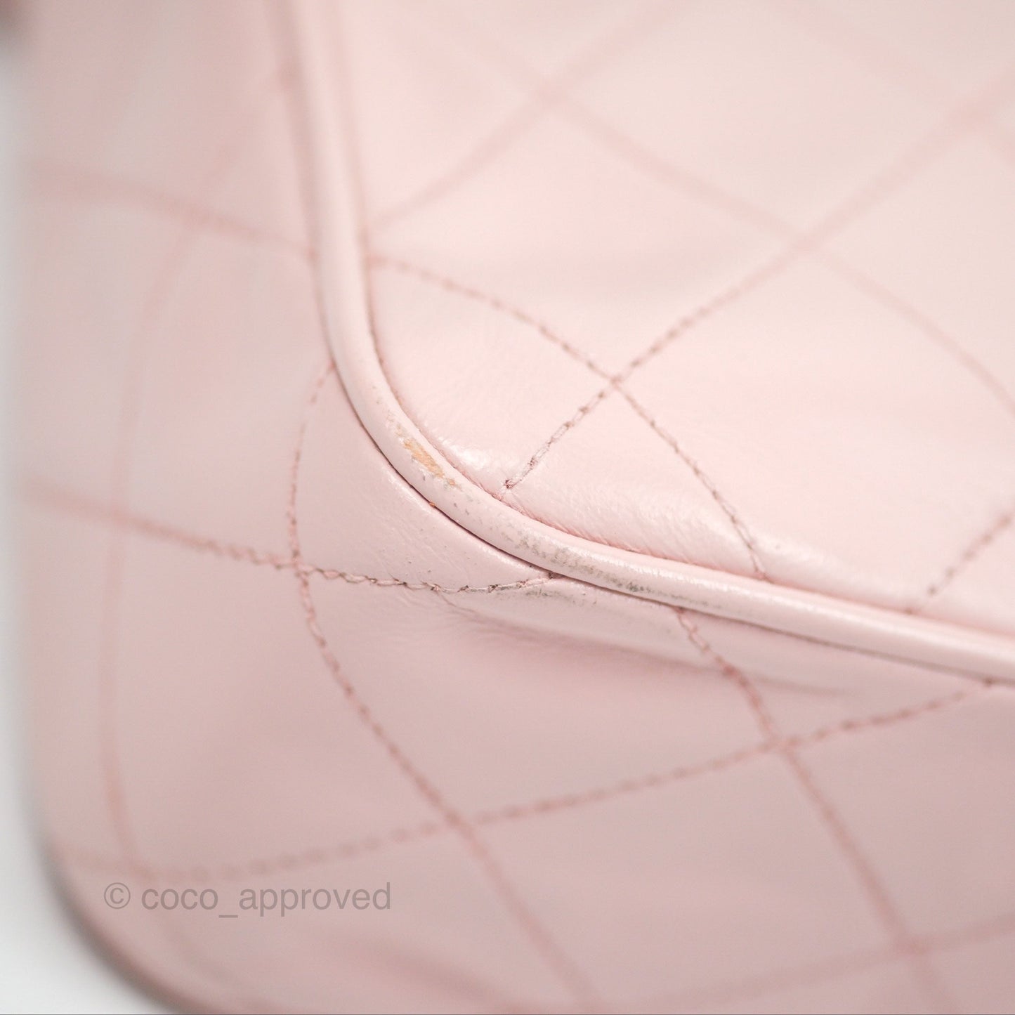 Chanel Vintage Camera Bag Pink Lambskin Gold Hardware