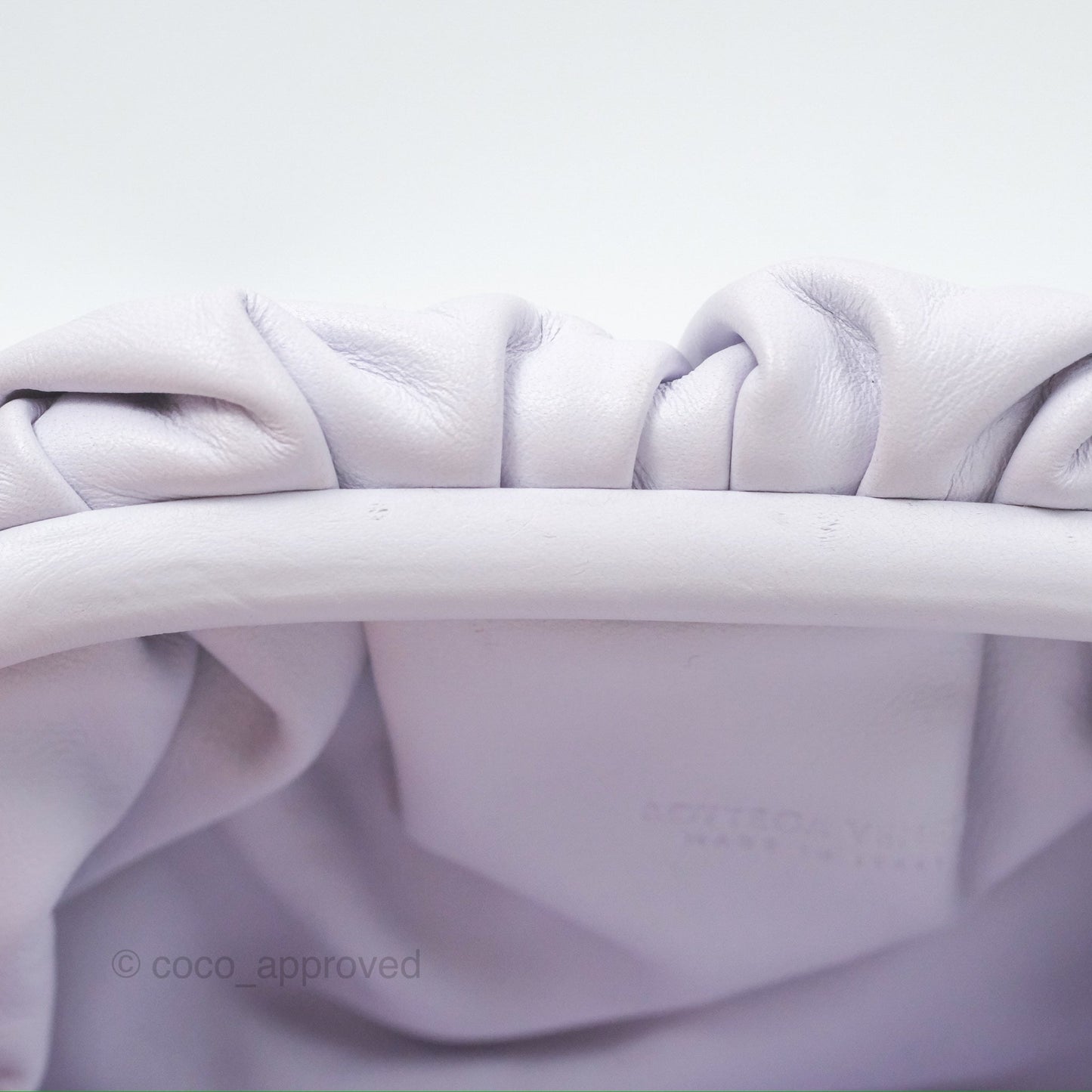 Bottega Veneta The Mini Pouch Mirth Washed Butter Calfskin