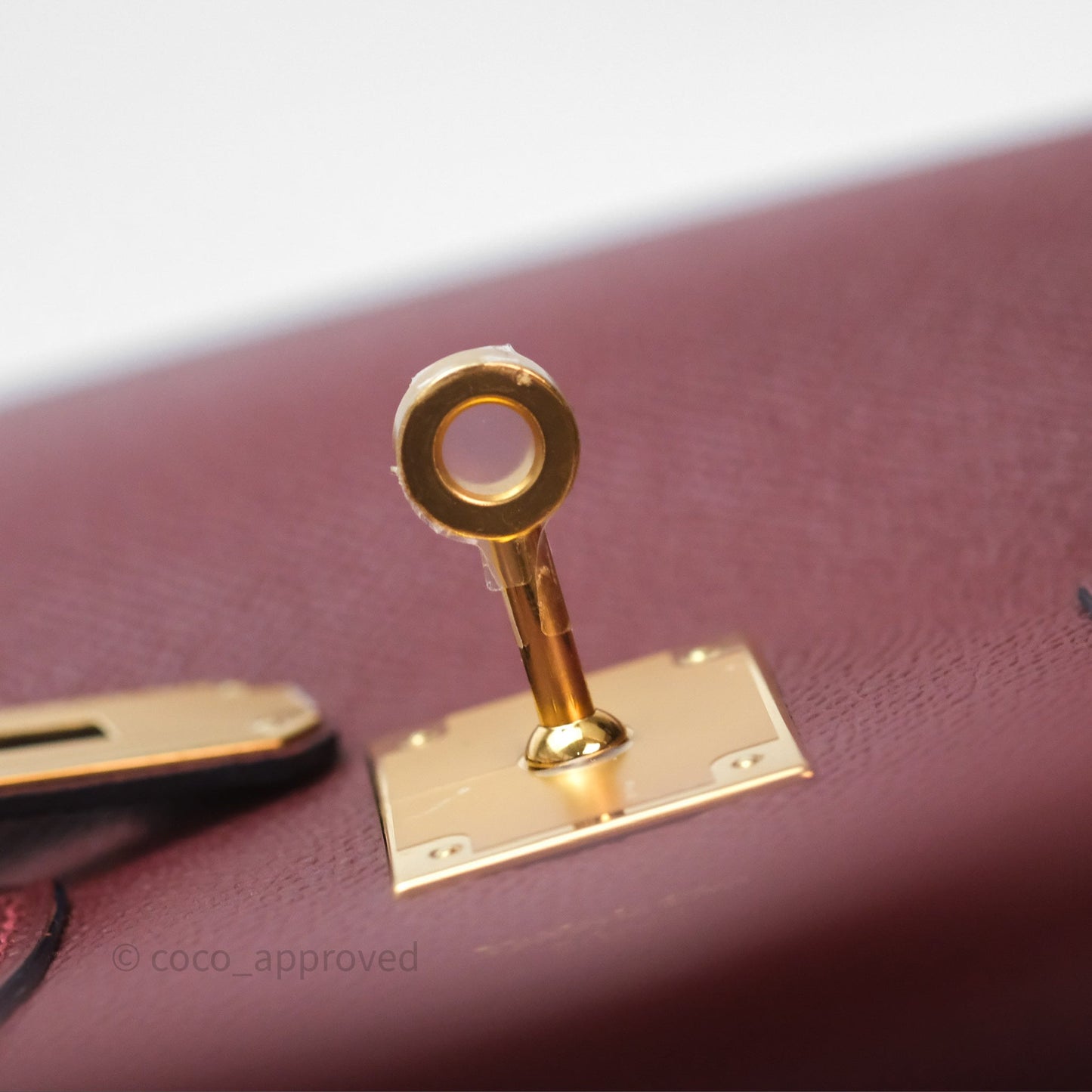 Hermès Birkin 30 Retourne Rouge H 55 Epsom Gold Hardware