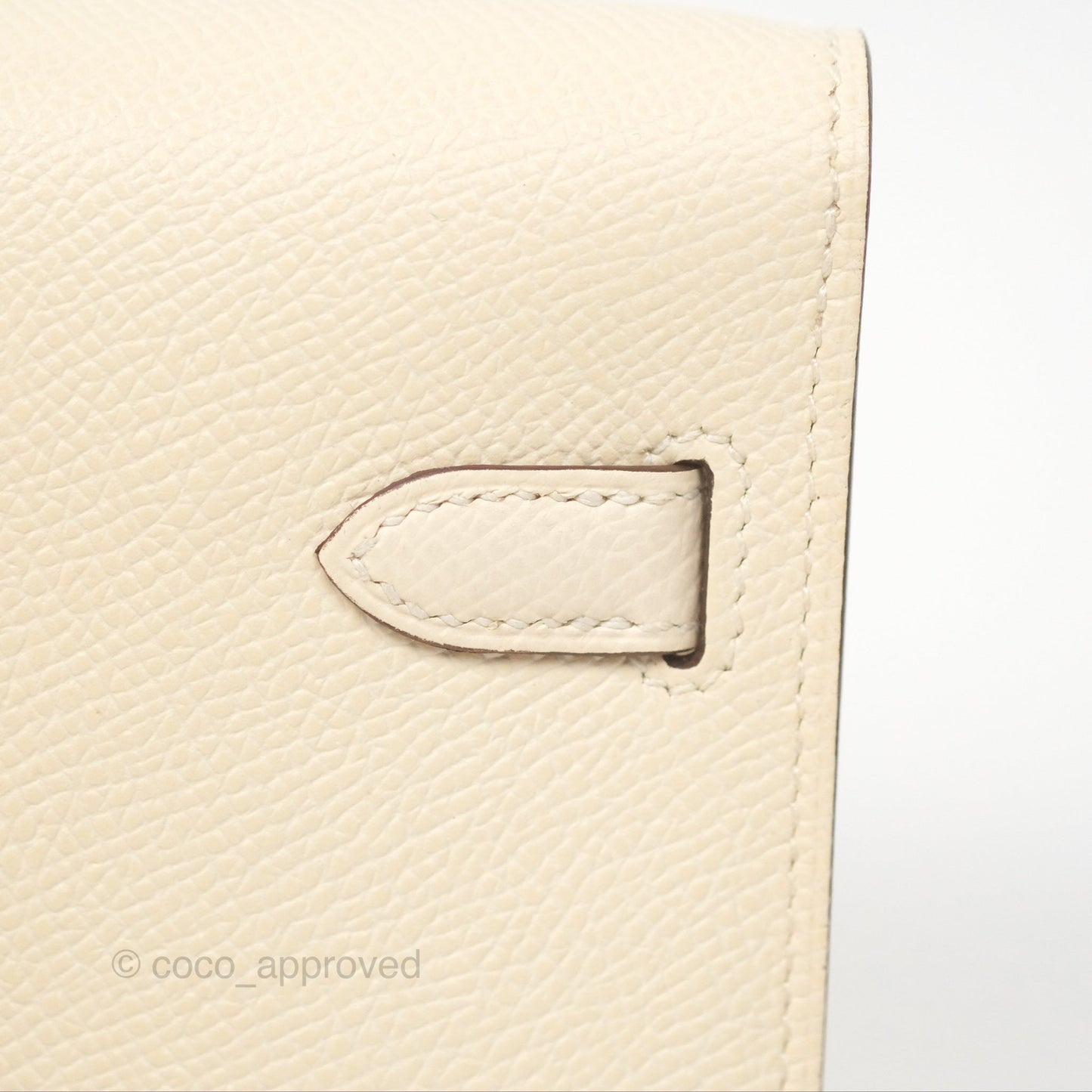 Hermès Kelly To Go Wallet Epsom Nata I2/ Jaune Poussin Gold Hardware