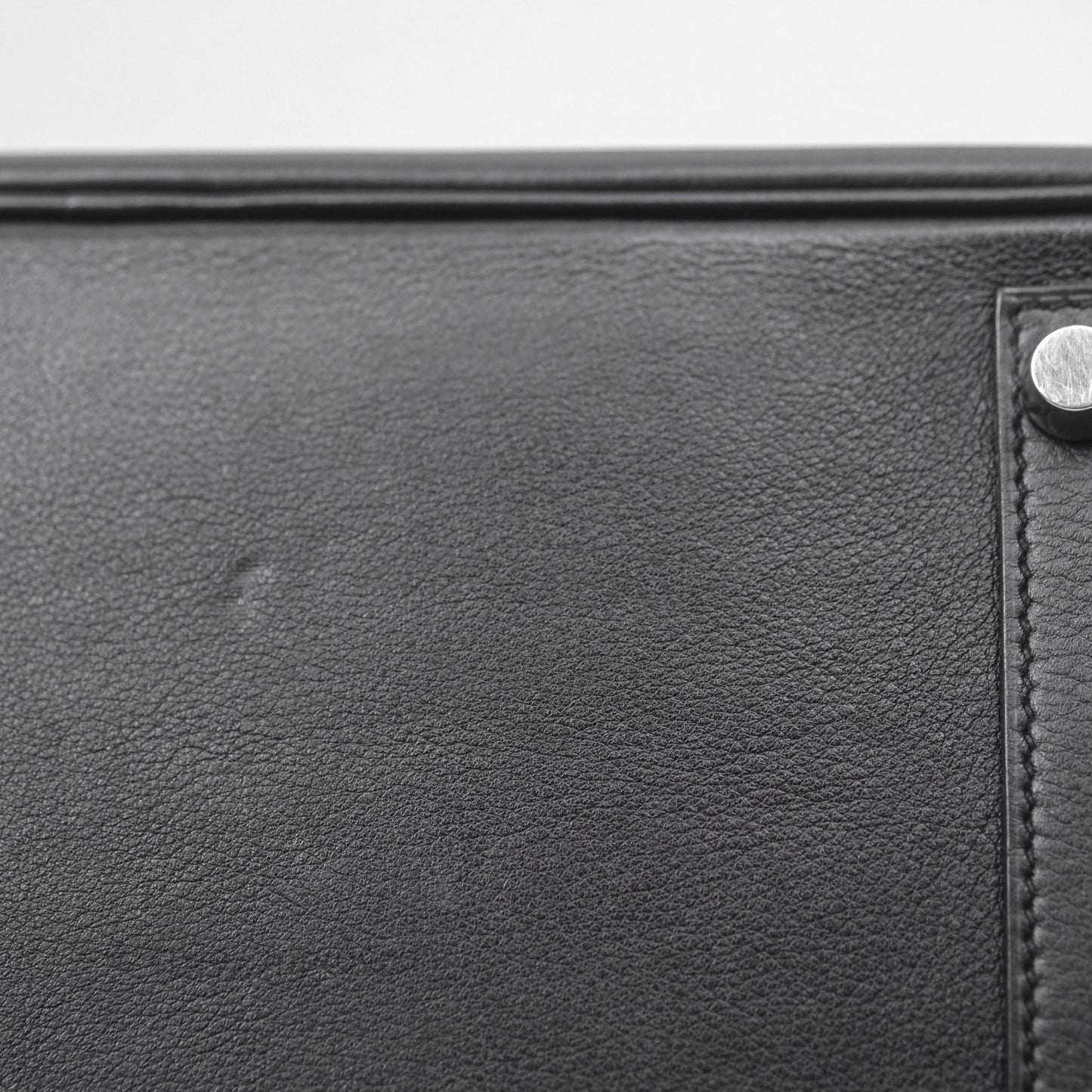 Hermès Birkin 30 Noir 89 Evergrain Palladium Hardware