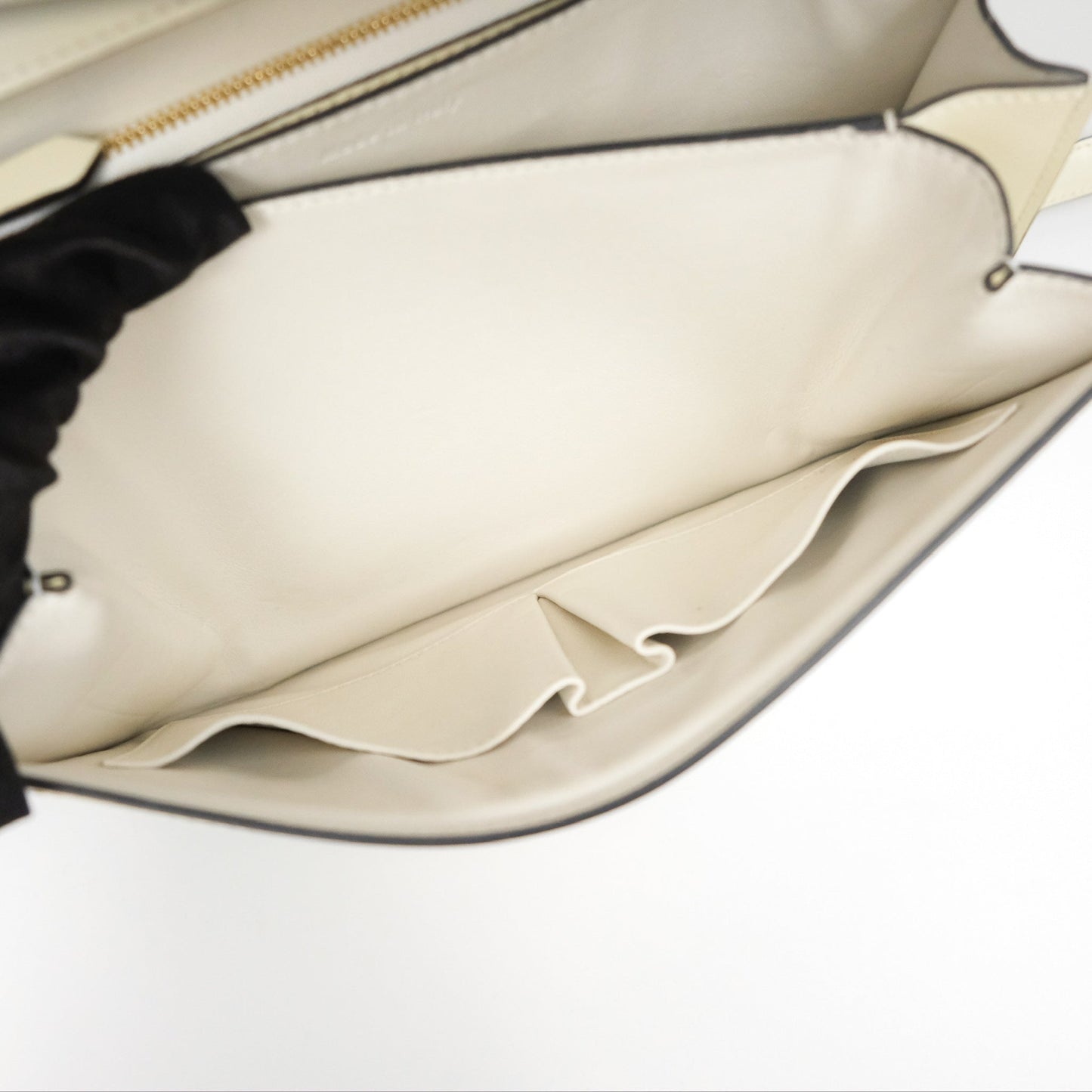 Celine Medium Classic Box Flap White Patent Gold Hardware
