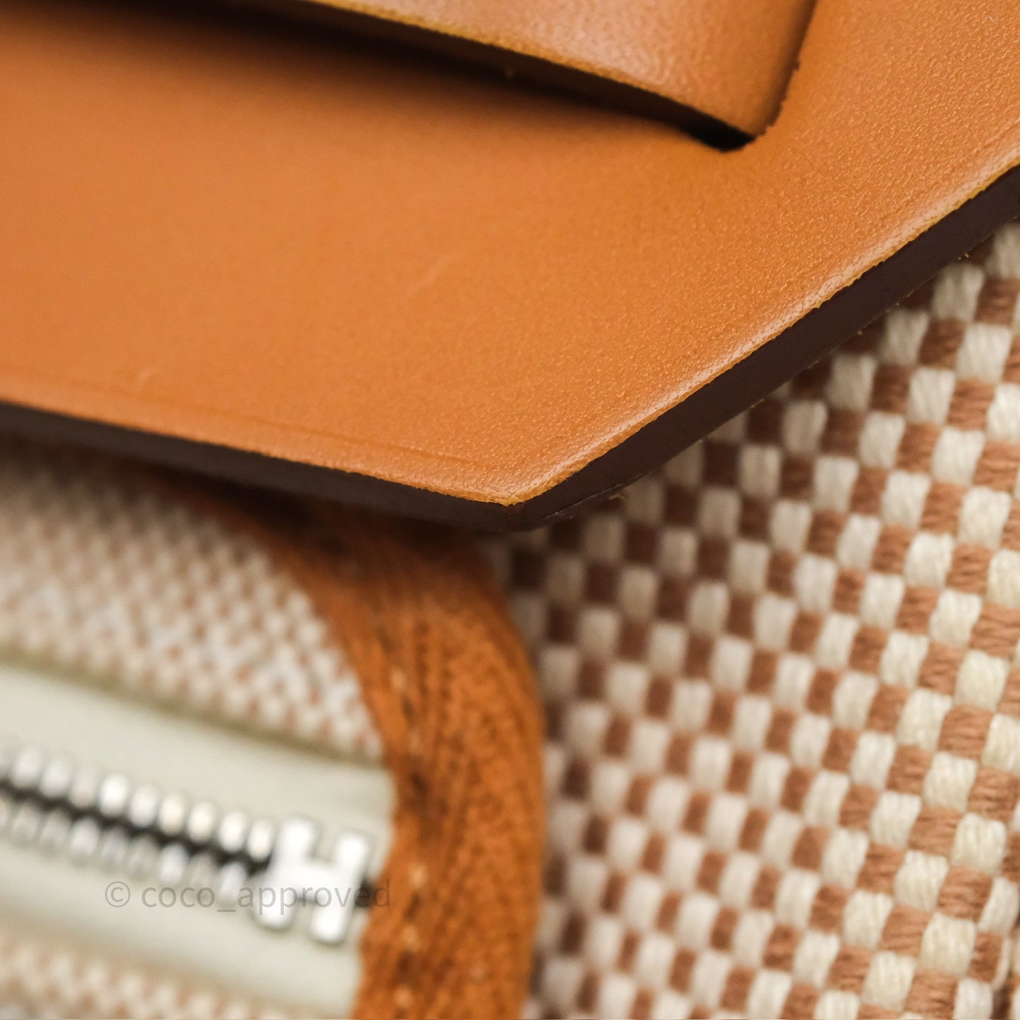 Hermès Herbag Zip 31 Ecru/Beige/Natural Canvas Palladium Hardware