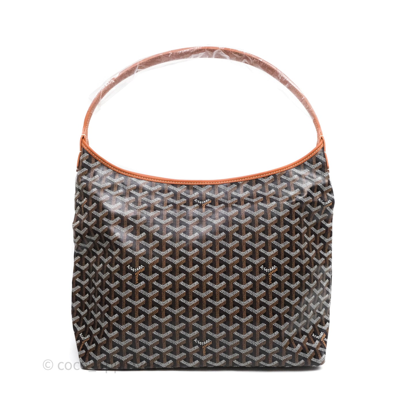 Goyard Bohème Hobo Bag Black & Tan