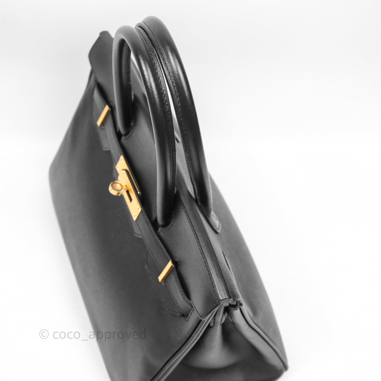 Hermès Birkin 30 Black Noir 89 Epsom Gold Hardware