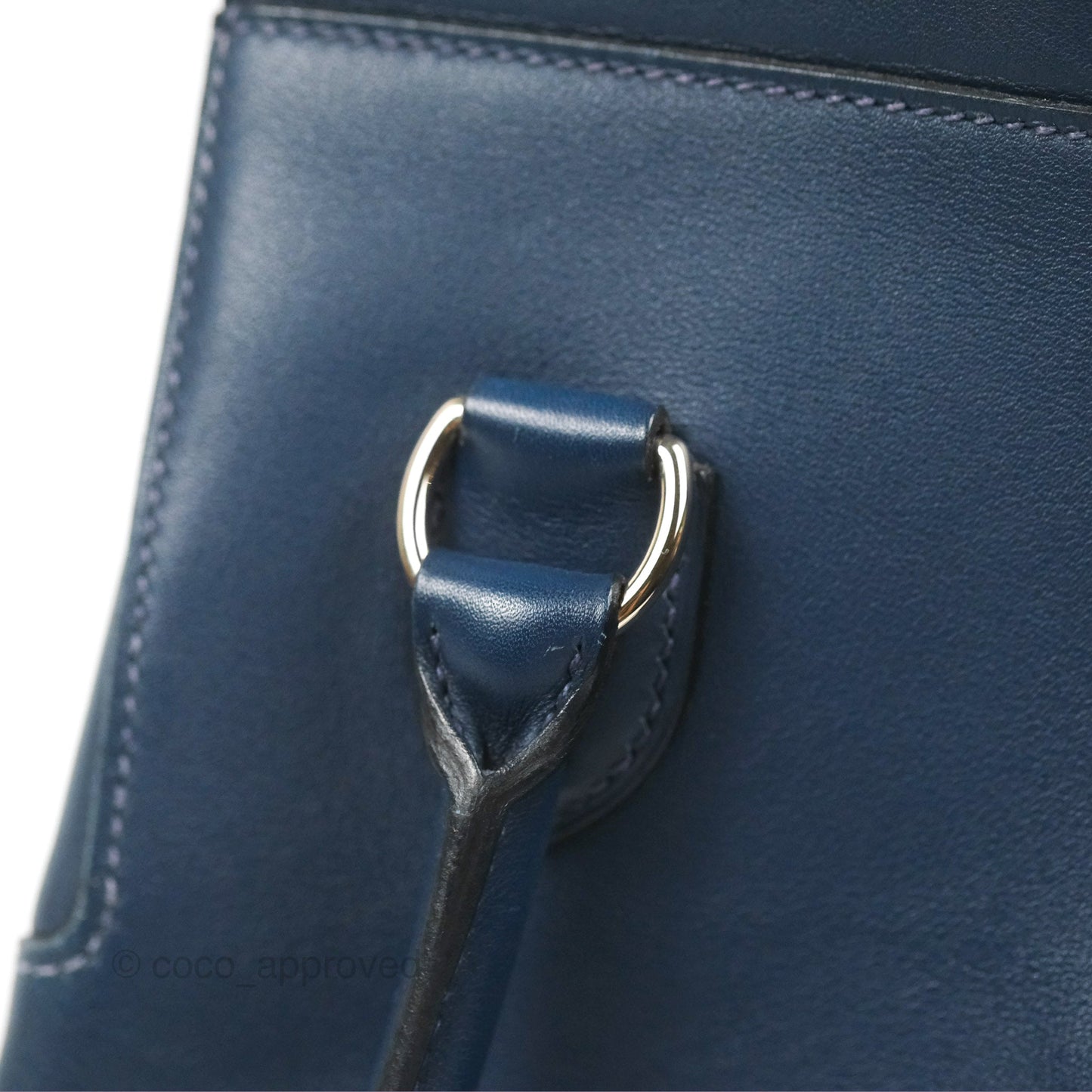 Hermès ToolBox 20 Navy Swift Palladium Hardware