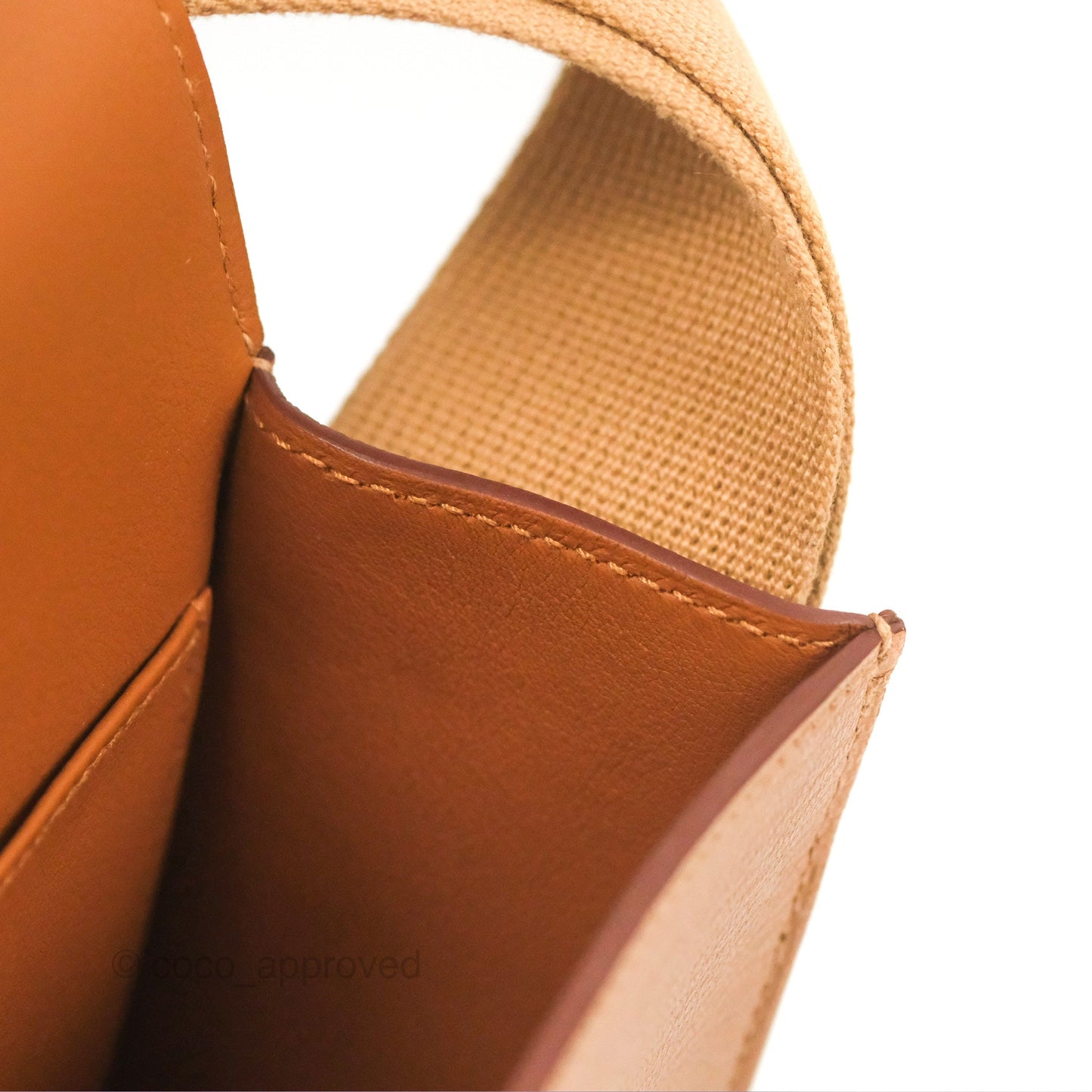 Hermès Geta Bag Chai 0M Quebracho 2J Gold Hardware