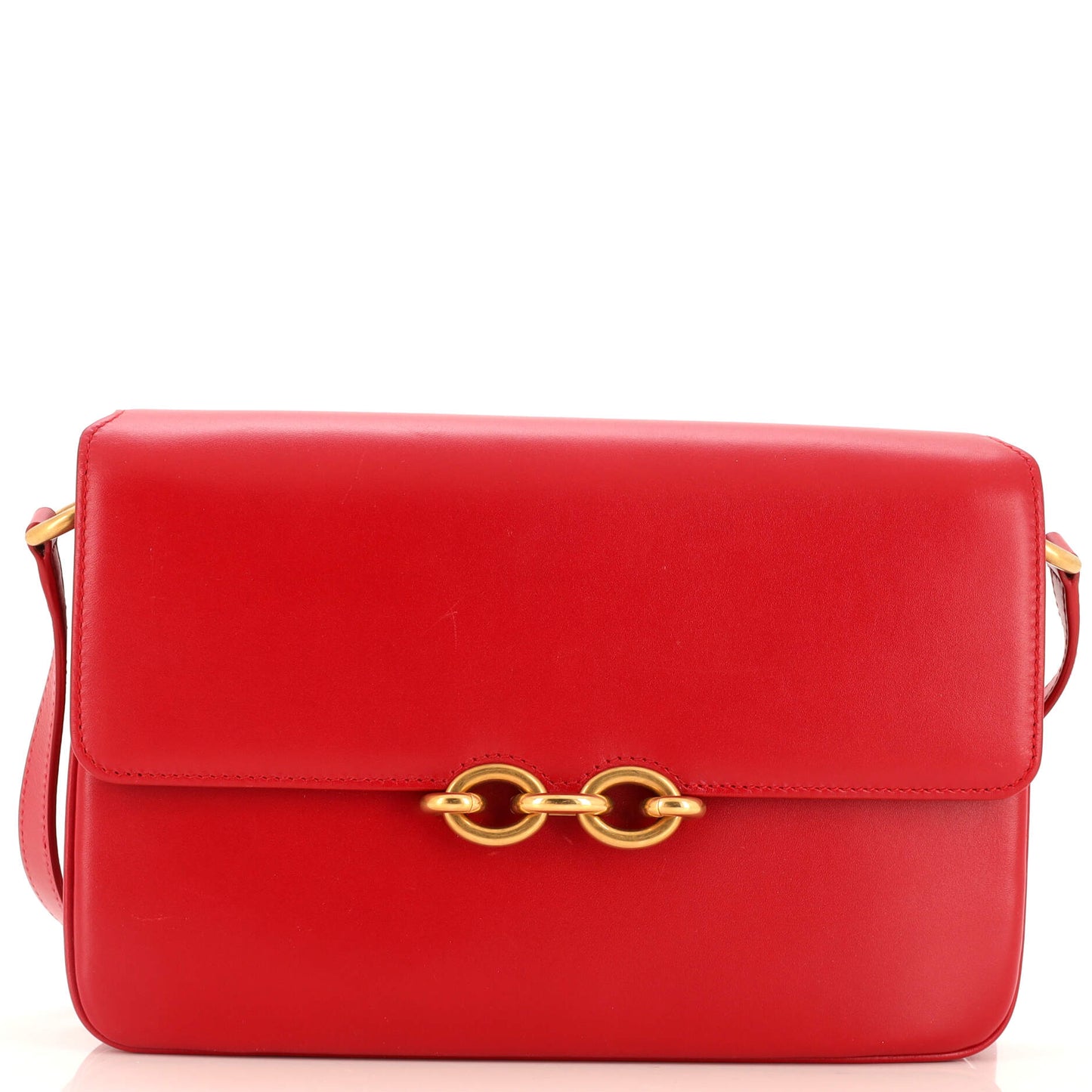 Luxury Saint Laurent Le Maillon Shoulder Bag Leather Medium