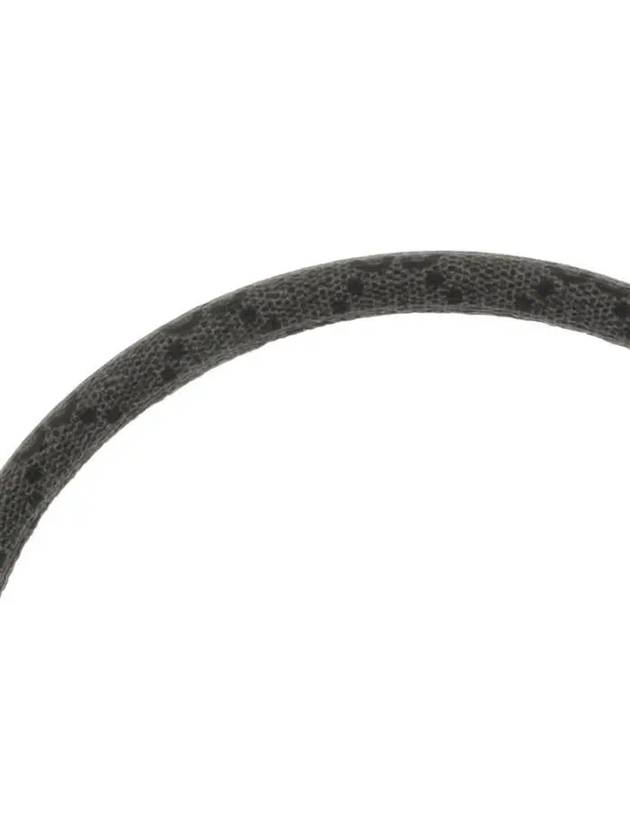 Luxury Gucci Trending 2025 Trademark GG Supreme Bracelet Dark Grey