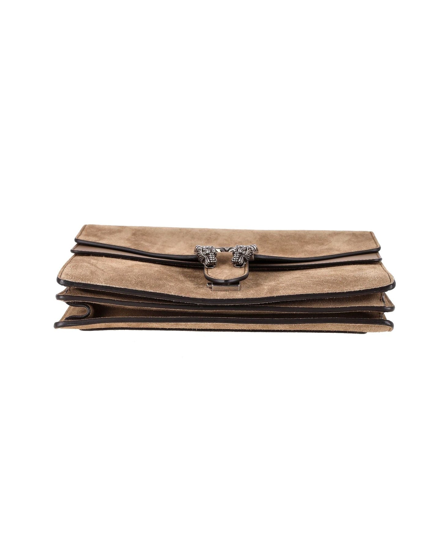 Luxury Gucci Trending 2025 Medium Dionysus Chain Handbag in Beige Suede