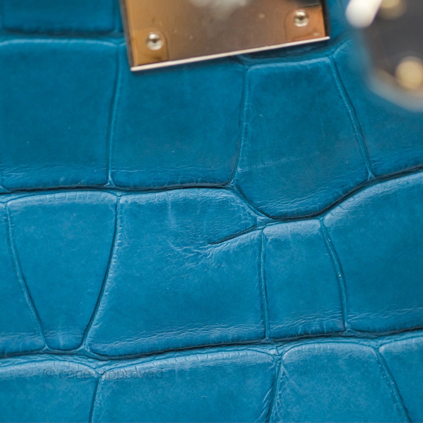 Hermès Birkin 30 Retourne Colvert Matte Niloticus Crocodile Palladium Hardware