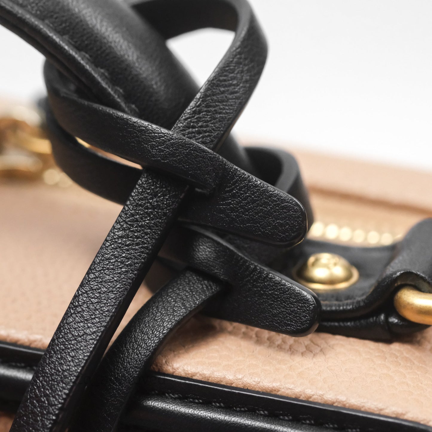 Chanel Quilted Medium CC Filigree Vanity Case Beige Caviar Gold Hardware