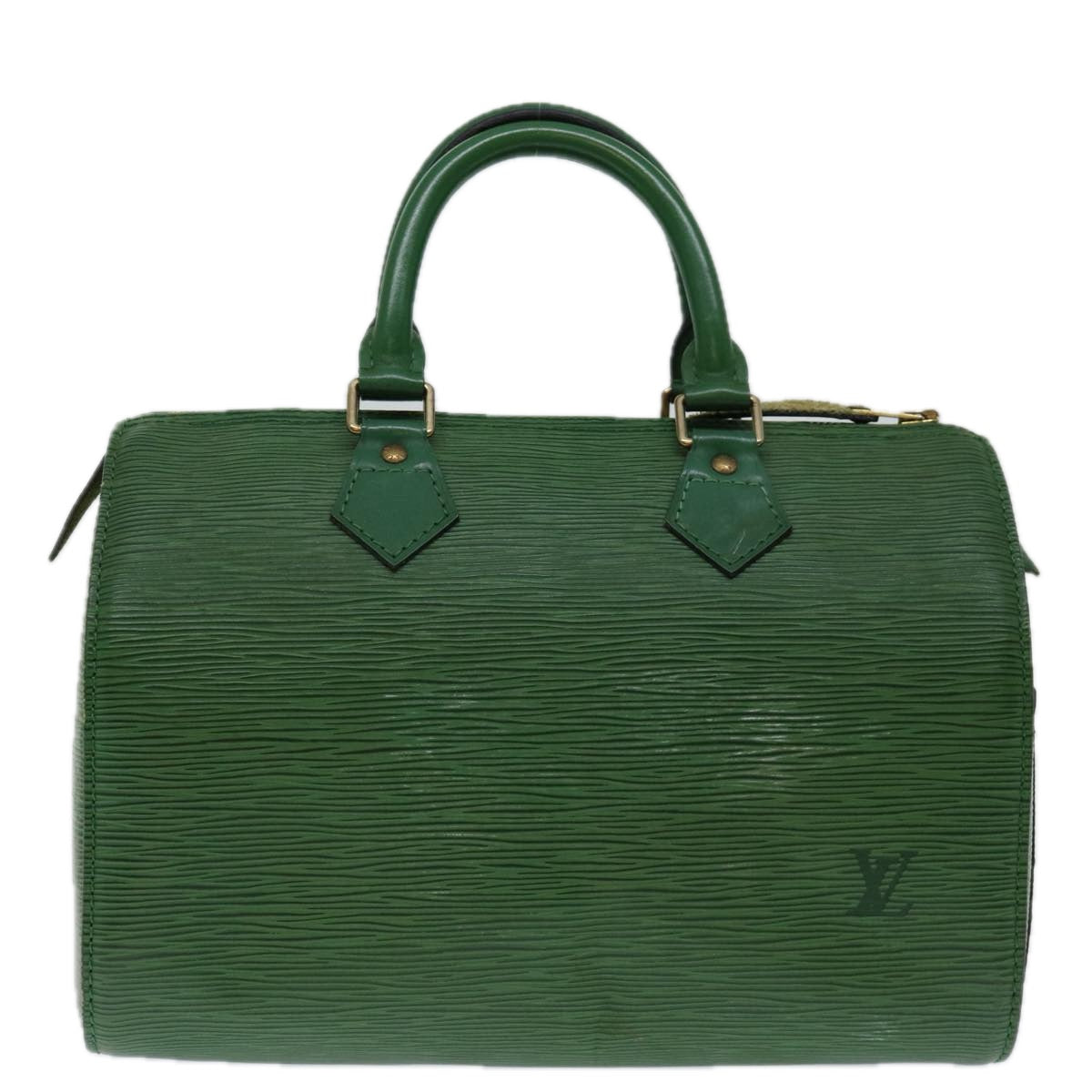LOUIS VUITTON Epi Speedy 25 Hand Bag Borneo Green M43014 LV 69017