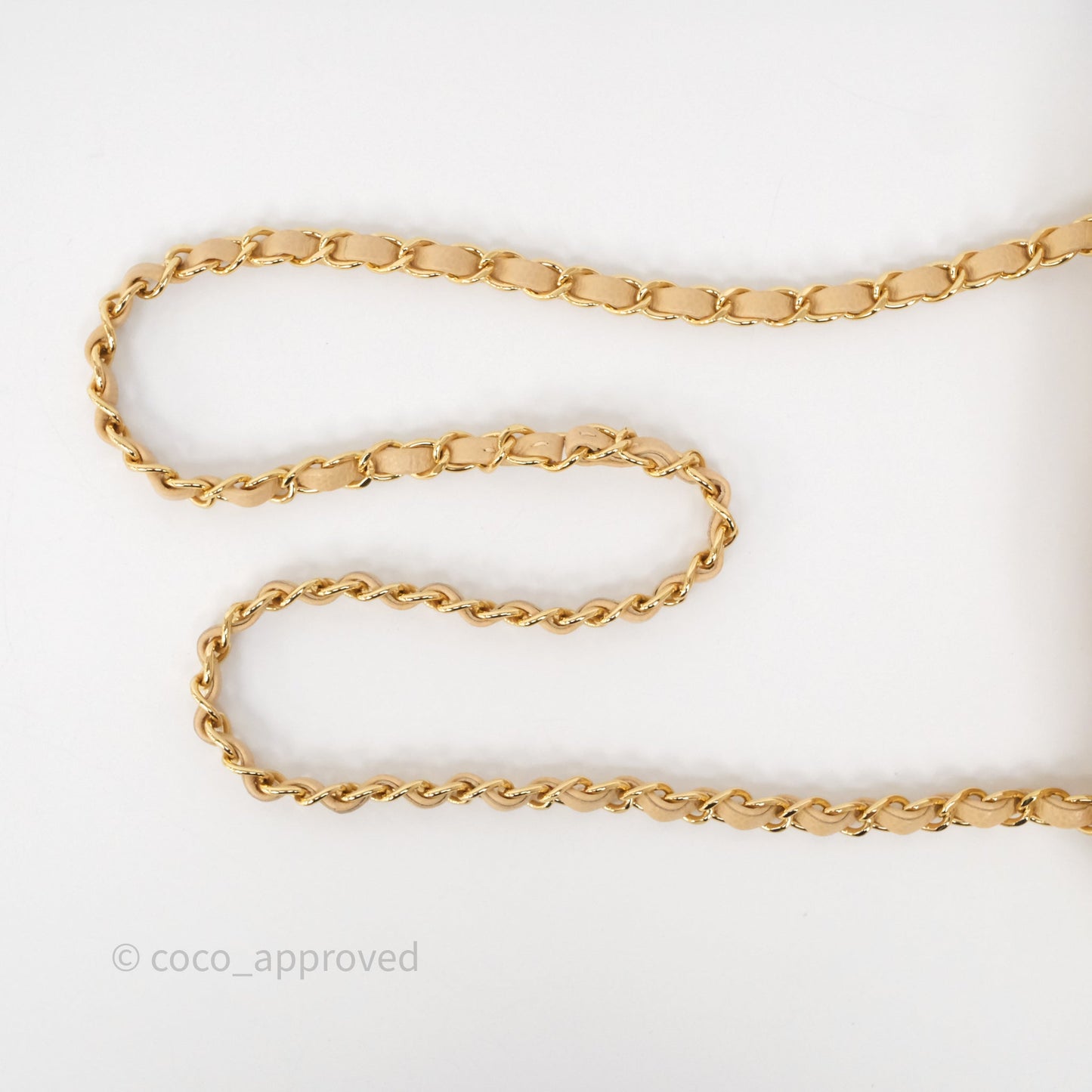 Chanel Small Classic Flap Quilted Beige Caviar Gold Hardware