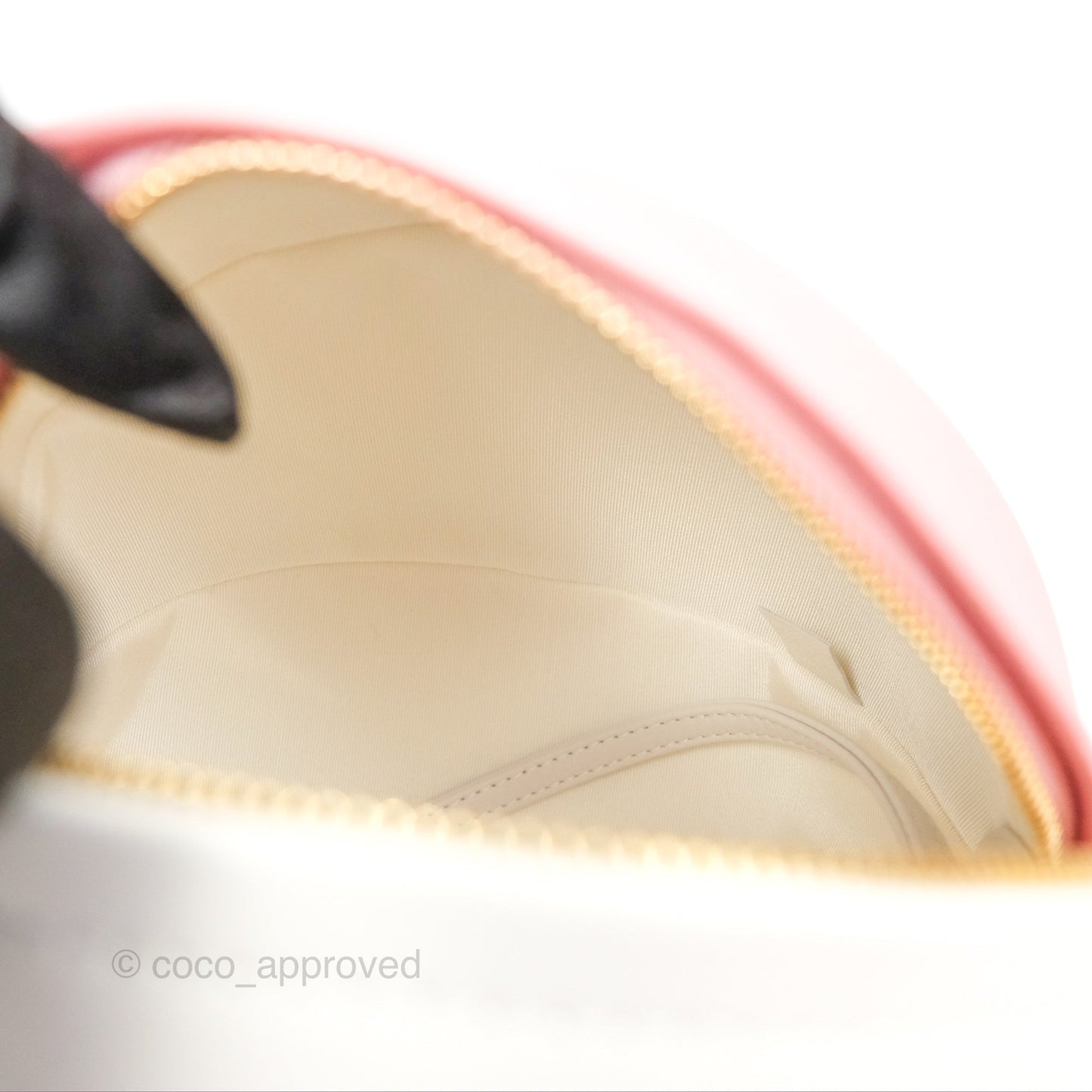 Chanel Coco Beach Ball Pink White Calfskin Gold Hardware