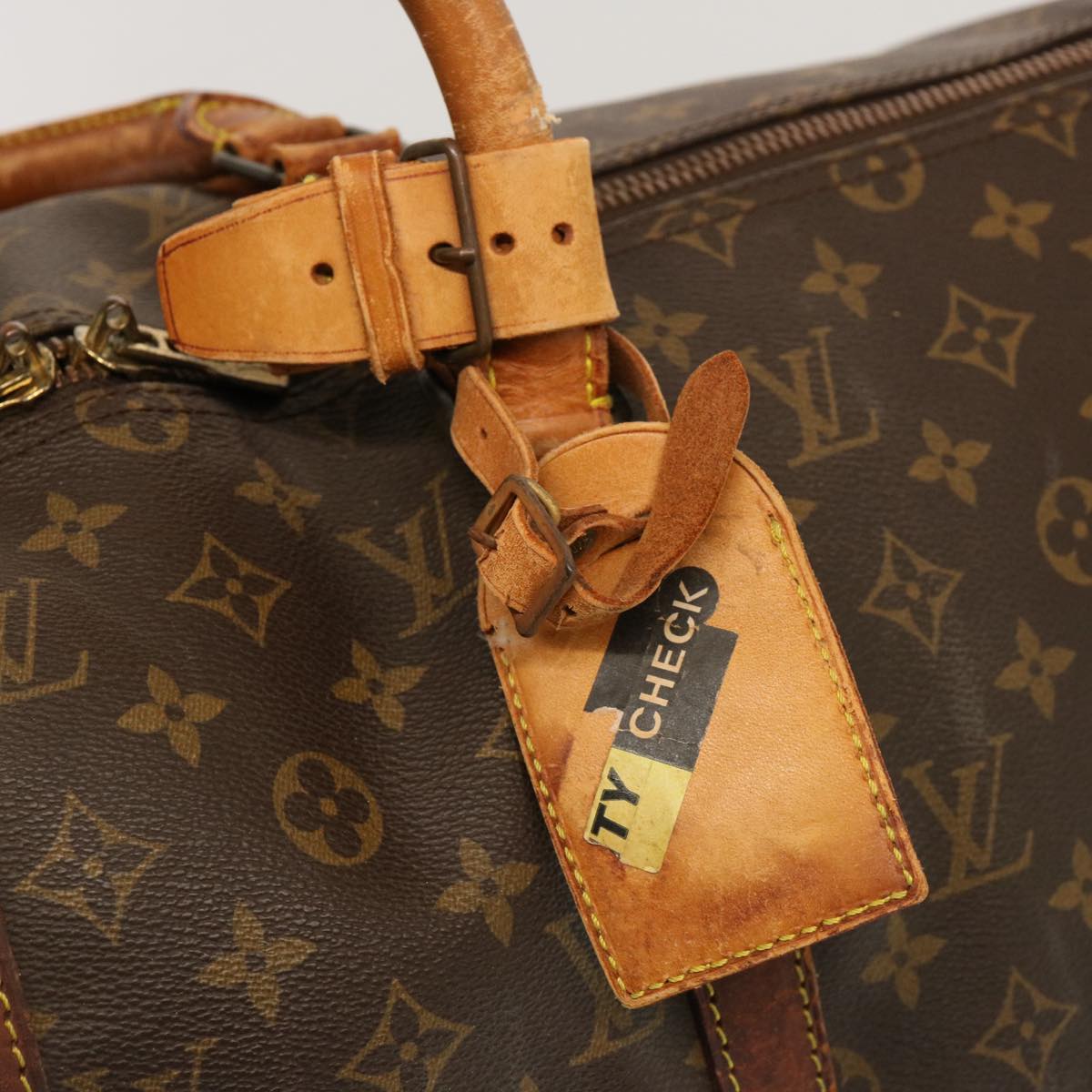 LOUIS VUITTON Monogram Keepall 50 Boston Bag M41426 LV 69034