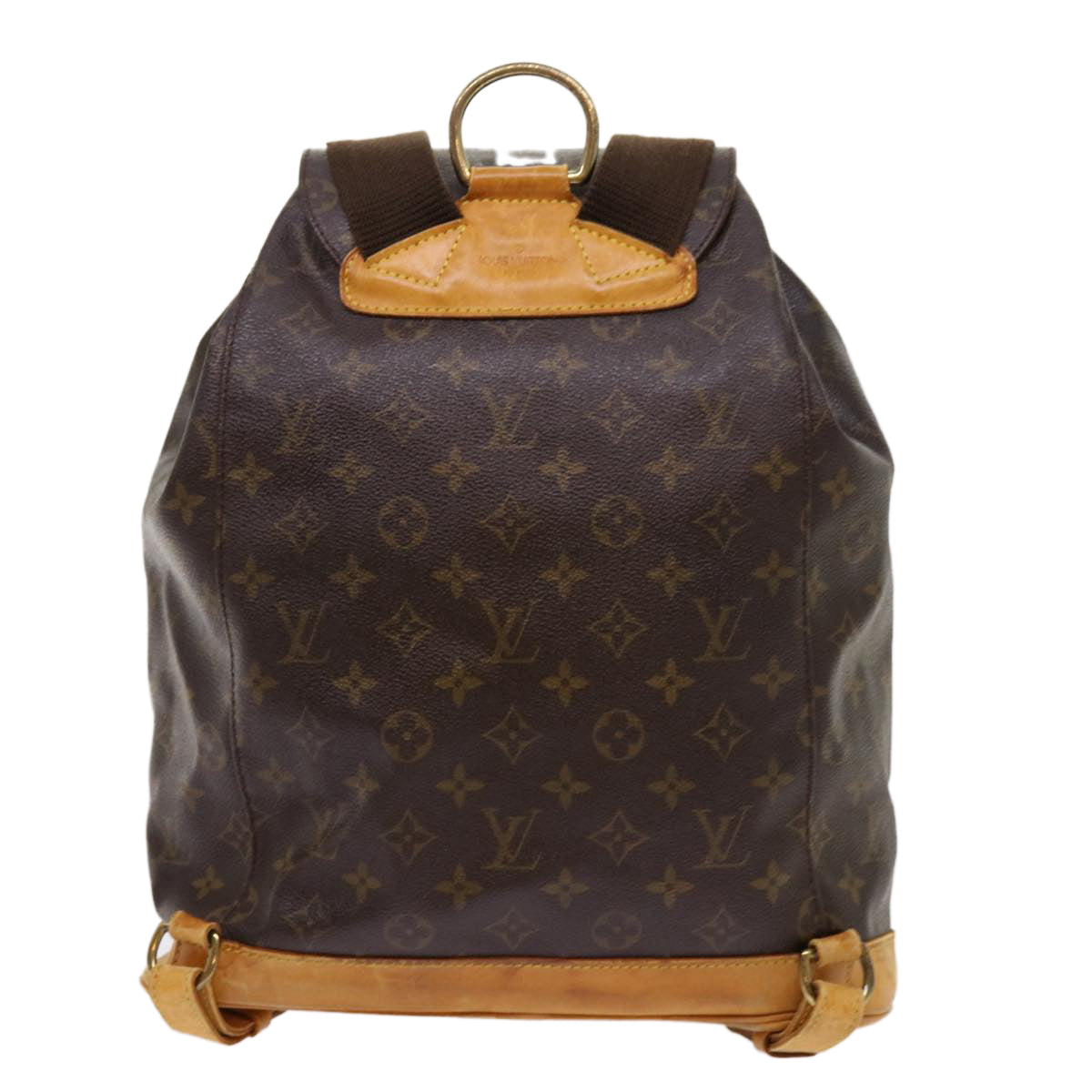 LOUIS VUITTON Monogram Montsouris GM Backpack M51135 LV 69037