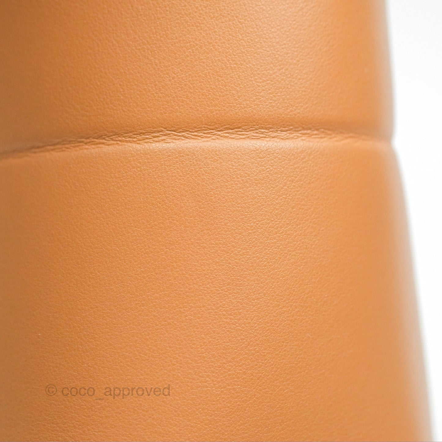 Loewe Mini Puzzle Fold Tote In Shiny Calfskin Warm Desert