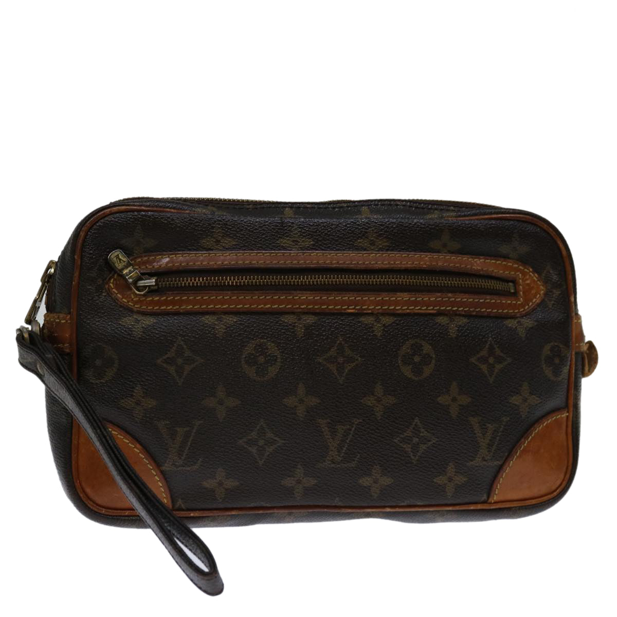 LOUIS VUITTON Monogram Marly Dragonne GM Clutch Bag M51825 LV 69065