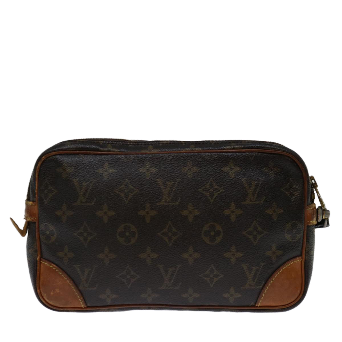 LOUIS VUITTON Monogram Marly Dragonne GM Clutch Bag M51825 LV 69065