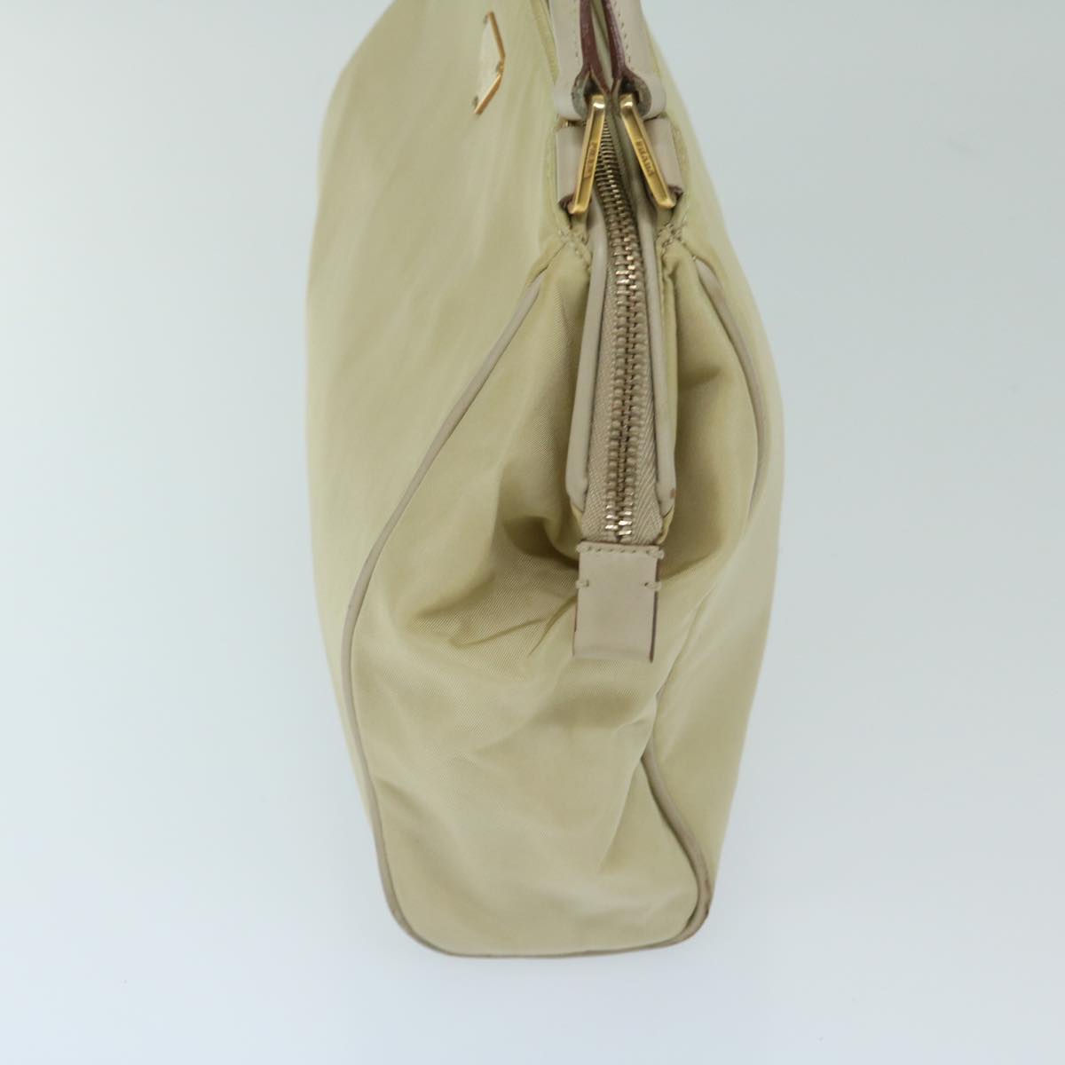 Luxury PradaHand Bag Nylon Beige 69075