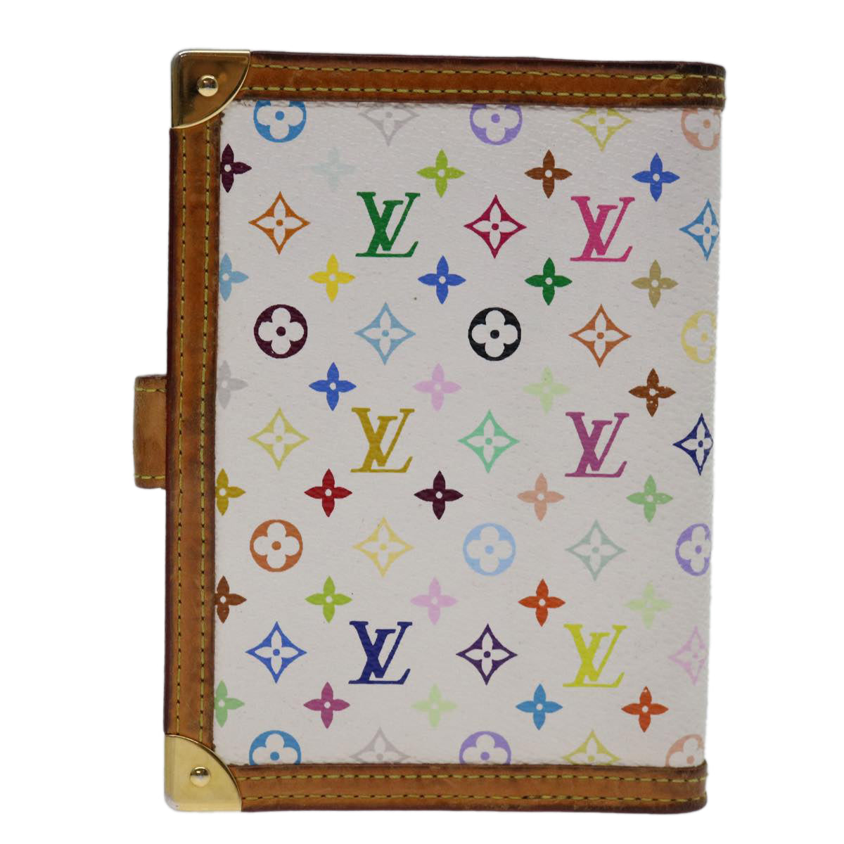 LOUIS VUITTON Multicolor Agenda PM Day Planner Cover White R21074 69090