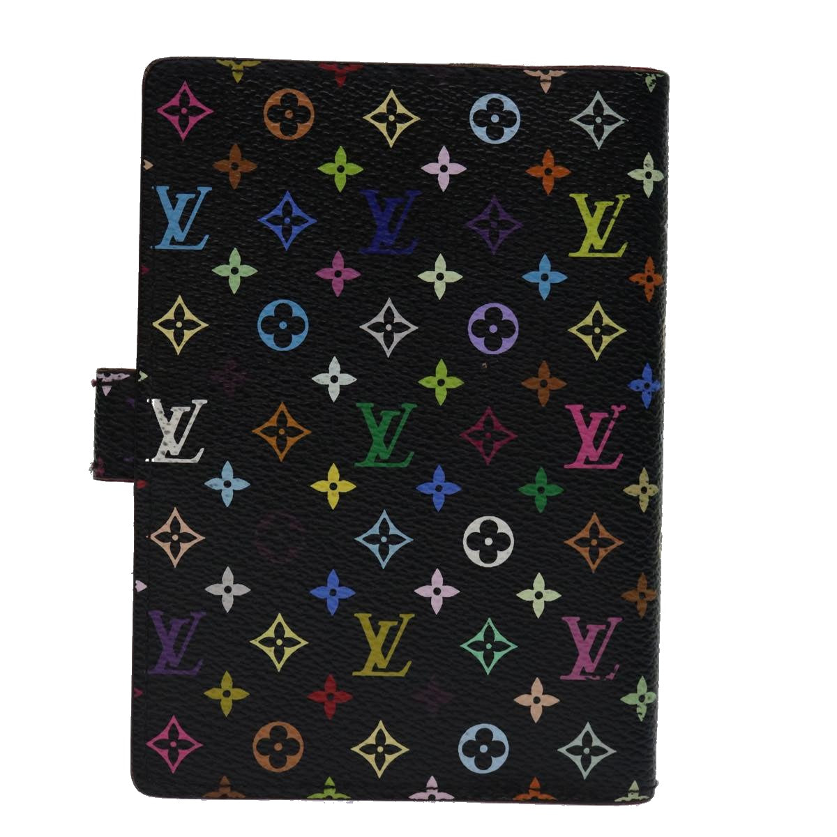 LOUIS VUITTON Multicolor Agenda PM Day Planner Cover Black R21076 69092