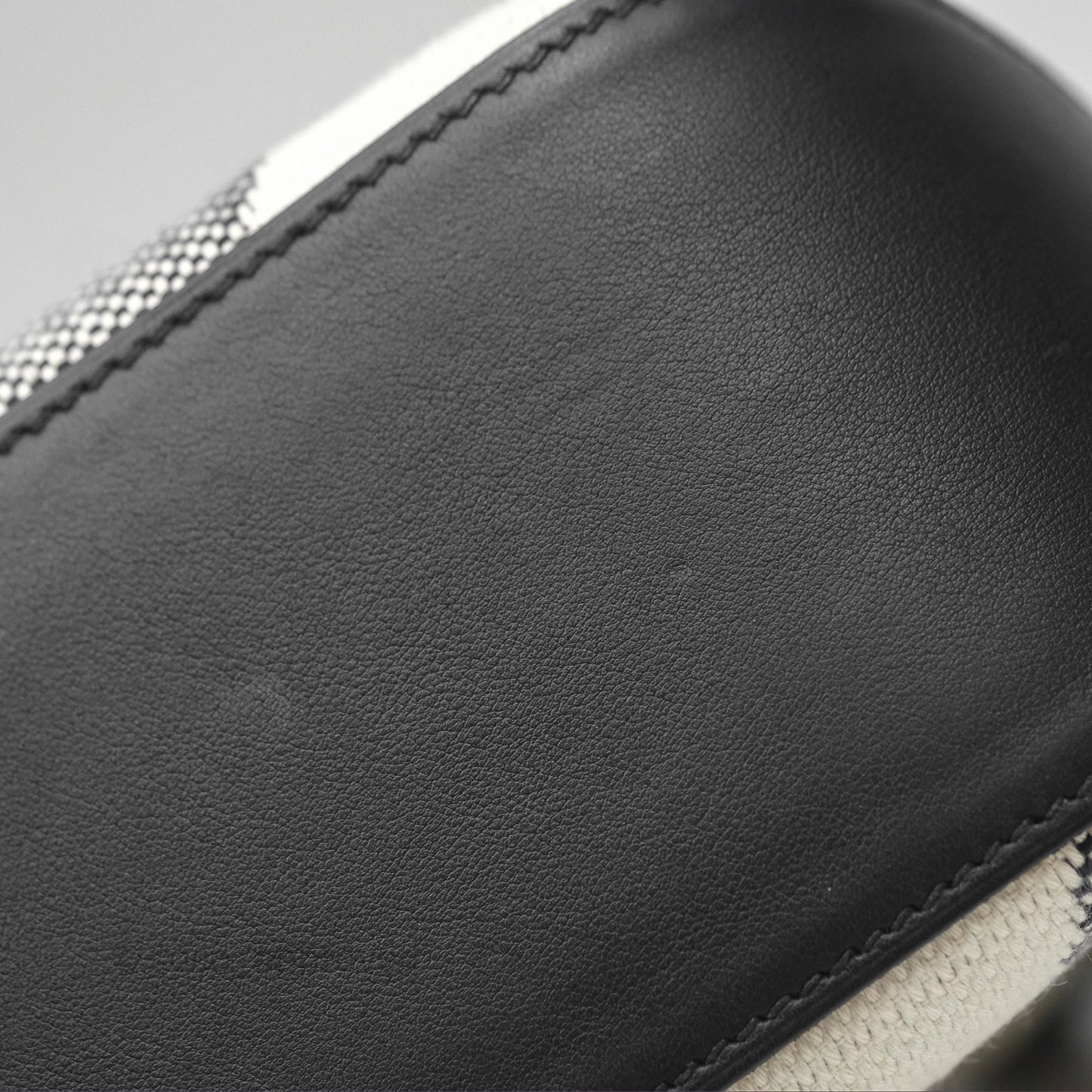 Hermès Cabas H En Biais 27 Noir 89 Swift/Canvas