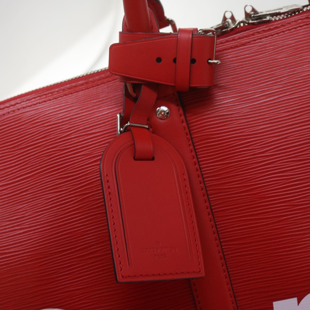 LOUIS VUITTON Epi Supreme Keepall Bandouliere 45 Bag Red M53419 LV 69102S
