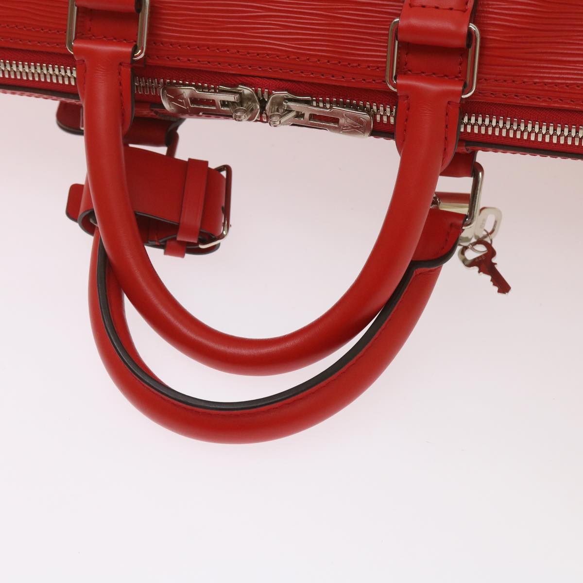 LOUIS VUITTON Epi Supreme Keepall Bandouliere 45 Bag Red M53419 LV 69102S