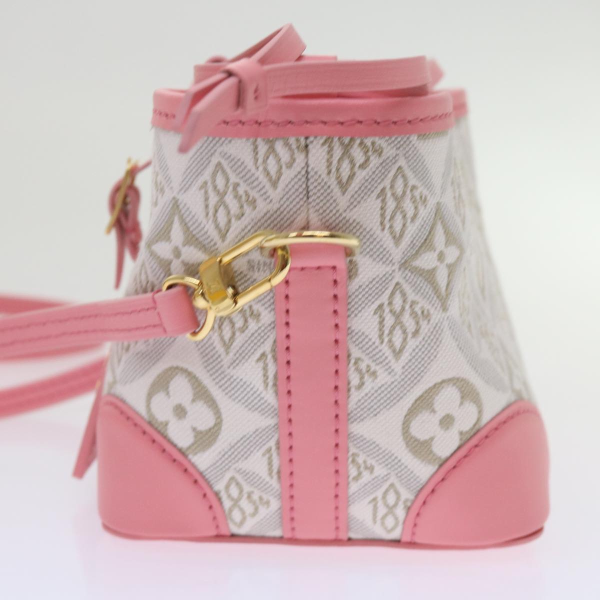 LOUIS VUITTON Pre Owned 1854 Print Noe Perth Bag Pink M81112 LV 69112SA