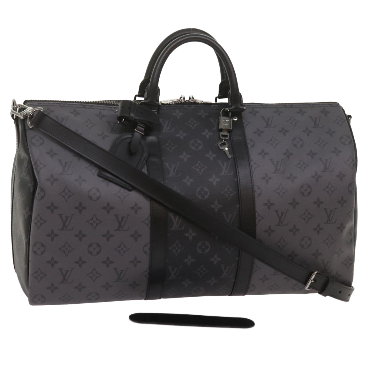 LOUIS VUITTON Eclipse Reverse Keepall Bandouliere 50 Bag M45392 LV 69120A