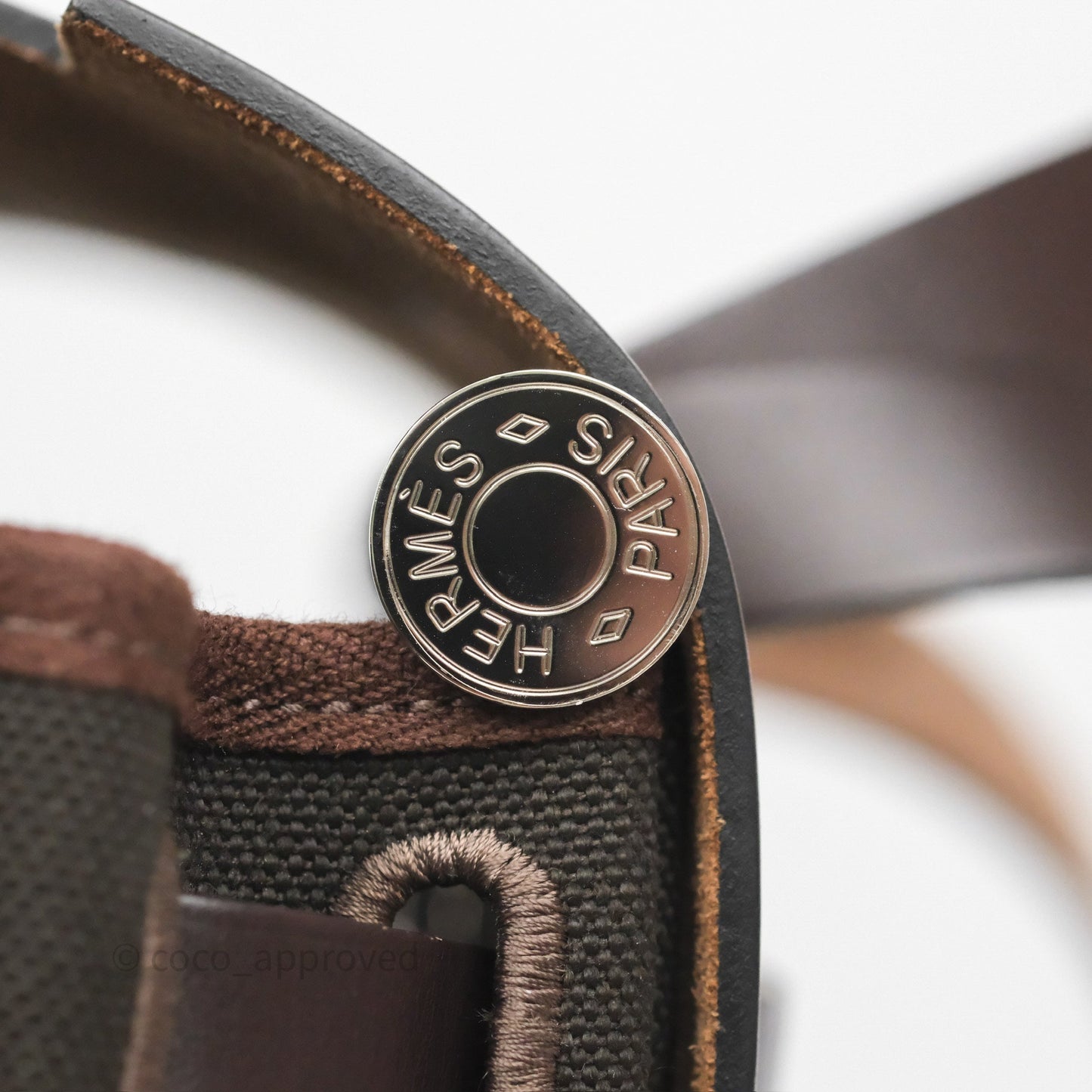 Hermès Herbag Zip 31 Retourne Dark Bronze Ebene Palladium Hardware