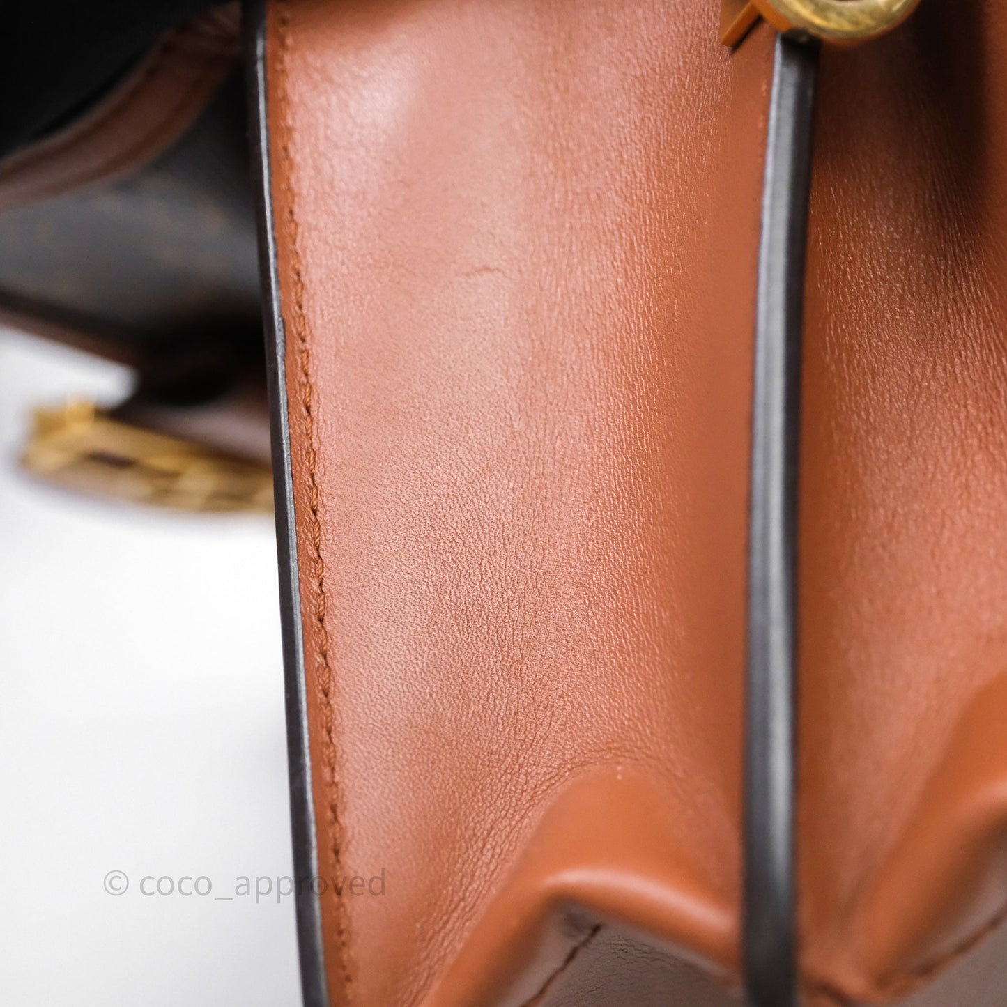 Louis Vuitton Mini Dauphine Monogram Tan Calfskin
