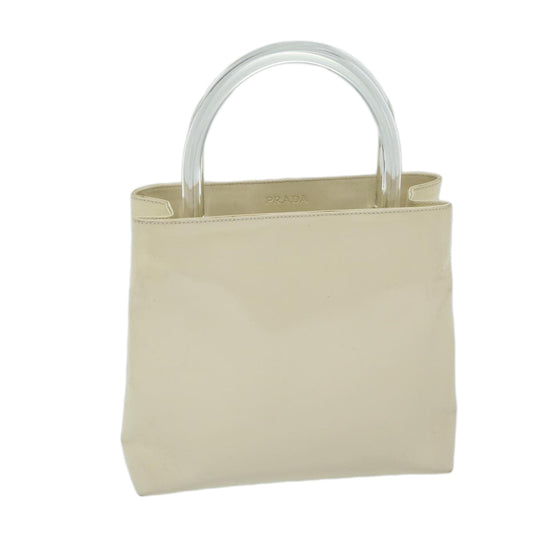 Luxury PradaHand Bag Enamel White 69200