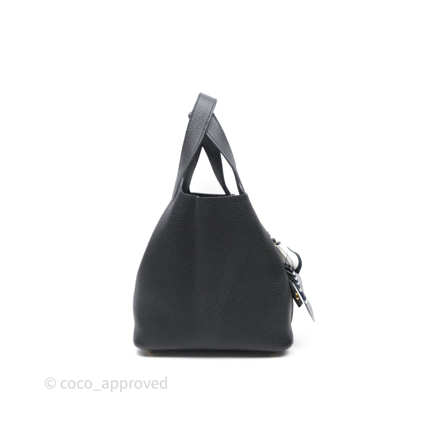 Hermès Picotin 18 Black Noir 89 Clemence Gold Hardware