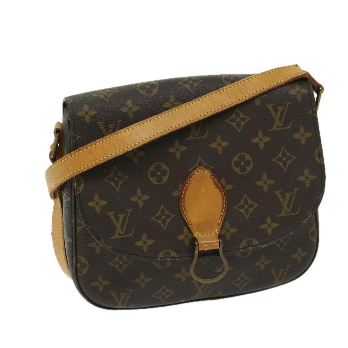 LOUIS VUITTON Monogram Saint Cloud GM Shoulder Bag M51242 LV 69245