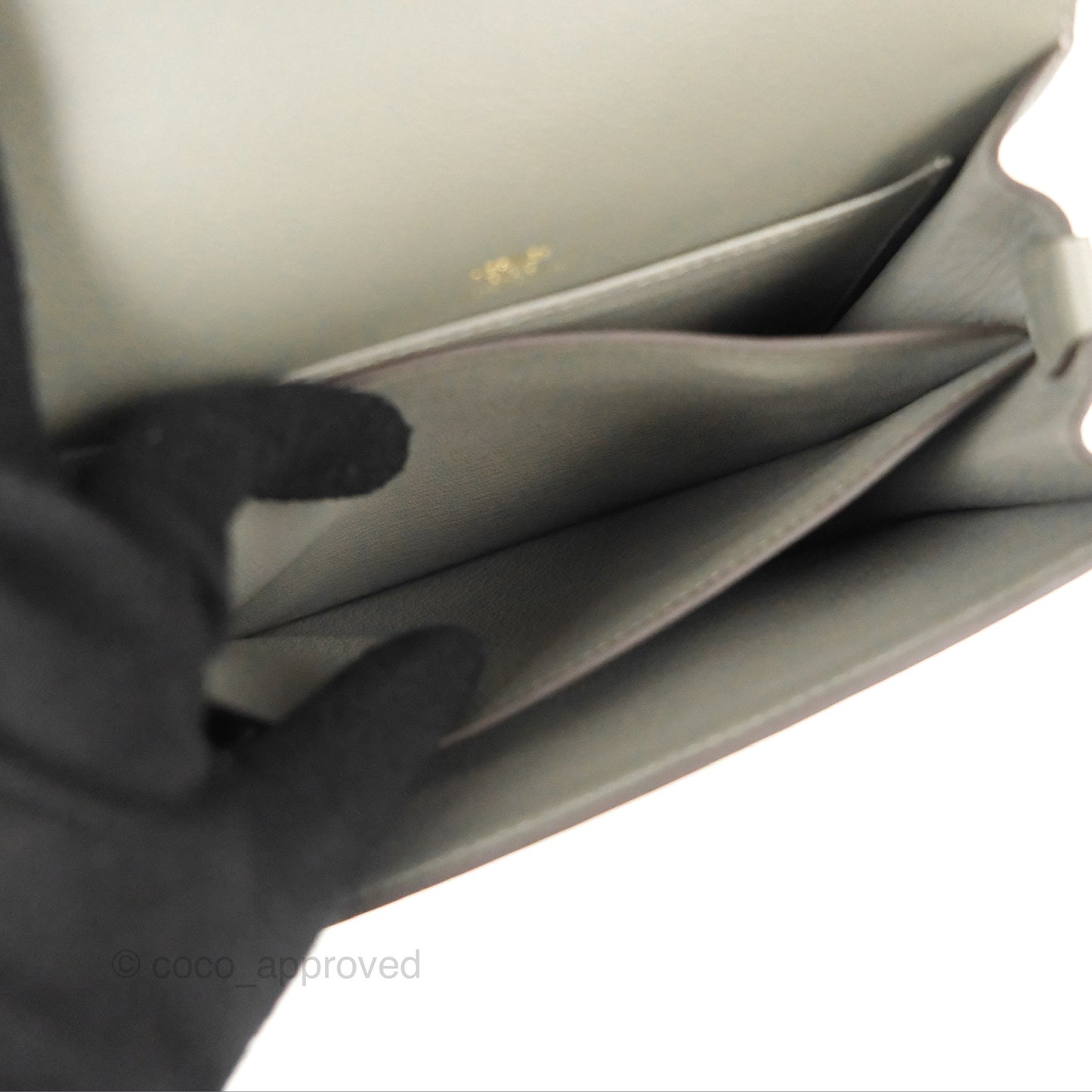Hermès Roulis Mini 18 Gris Meyer 0L Evercolor Permabrass Hardware