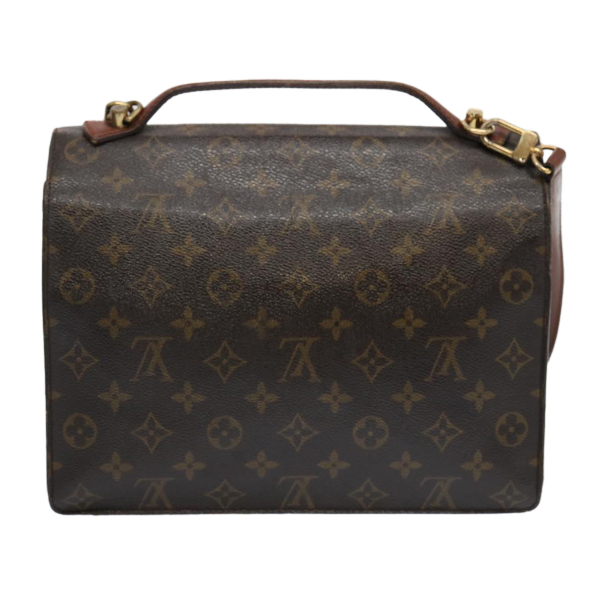 LOUIS VUITTON Monogram Monceau 28 Hand Bag 2way M51185 LV 69276