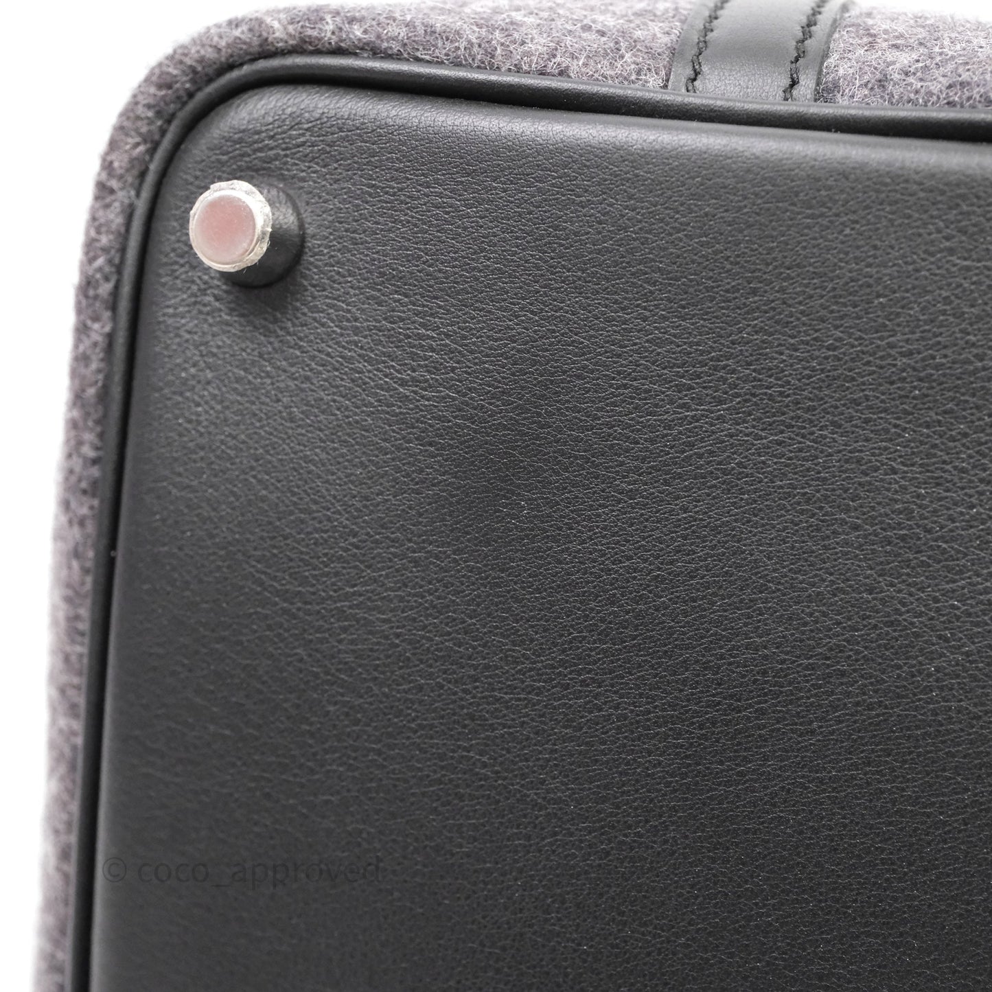 Hermes Picotin 18 Wool Gris Palladium Hardware