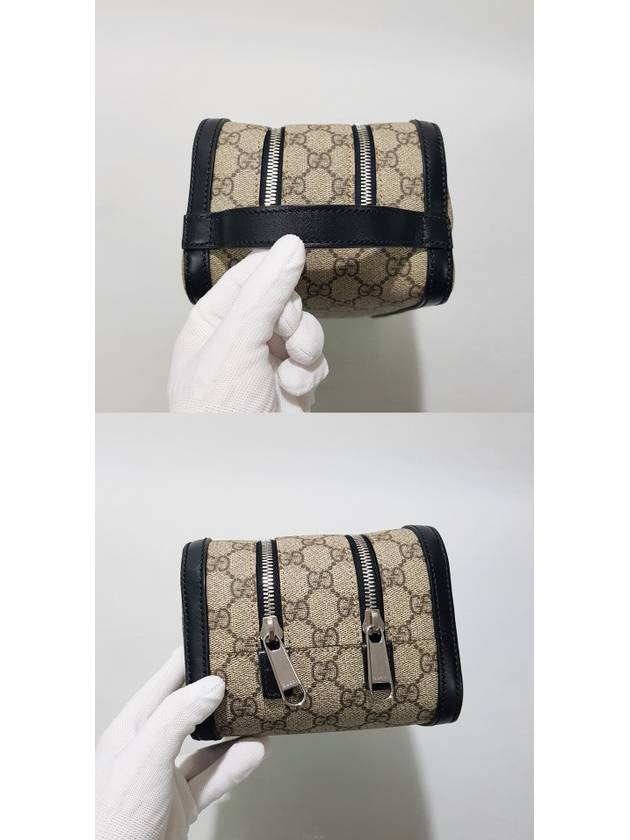 Luxury Gucci Trending 2025 GG Supreme Cosmetic Multi Pouch Bag 406395