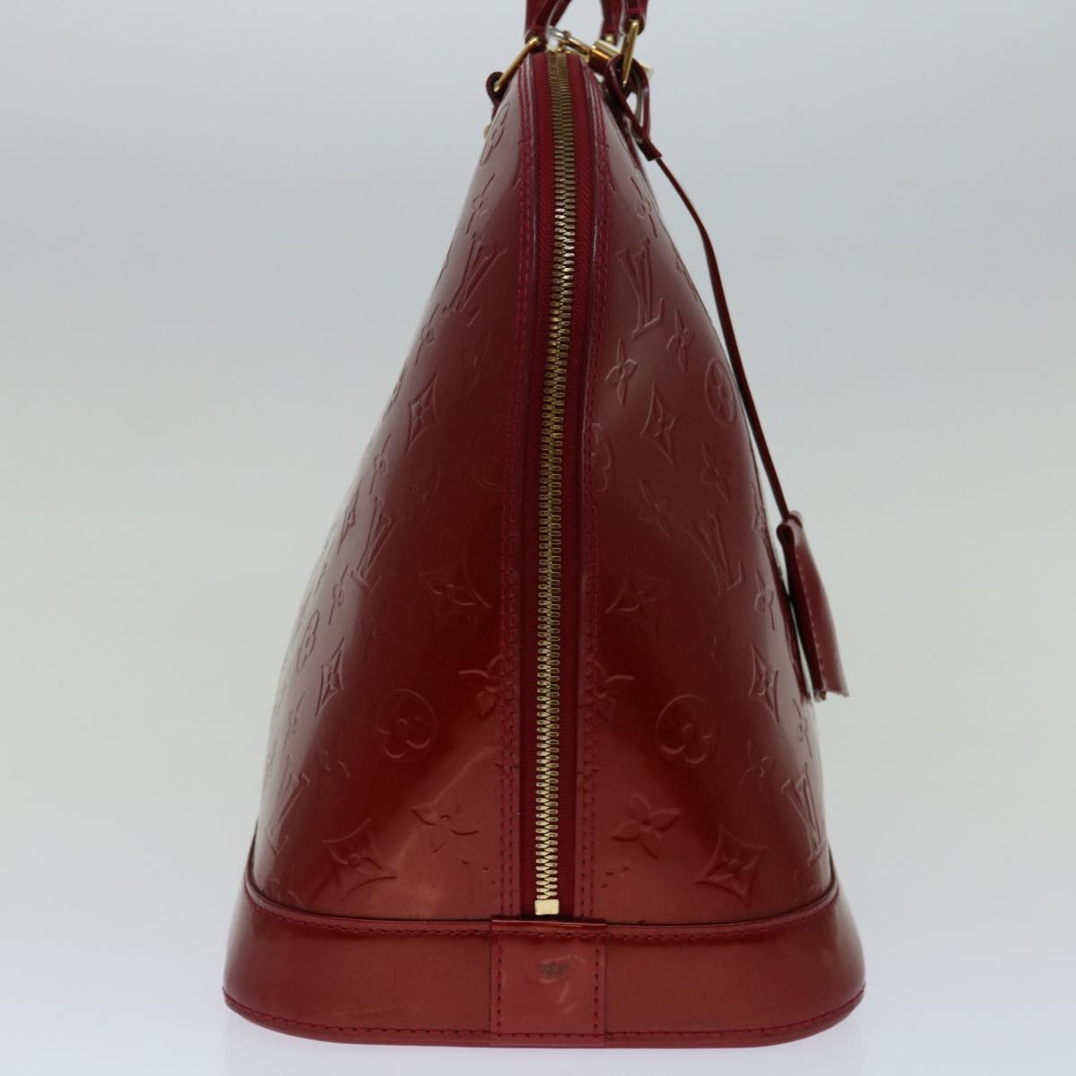 LOUIS VUITTON Monogram Vernis Alma GM Hand Bag Pomme D'amour M93596 69302