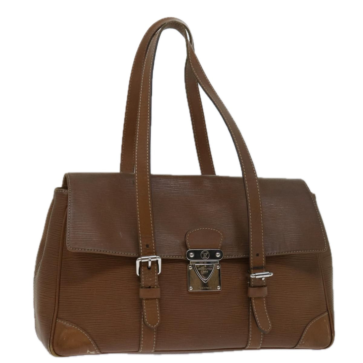 LOUIS VUITTON Epi Segur MM Shoulder Bag Brown Camel M58861 LV 69310