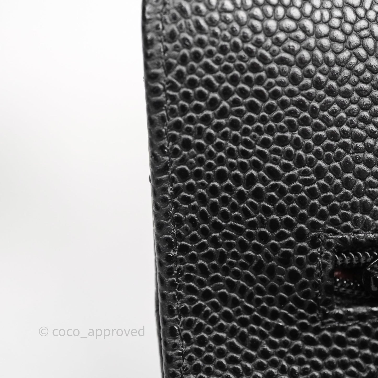 Chanel Small Classic Flap Quilted Black Caviar Gold Hardware