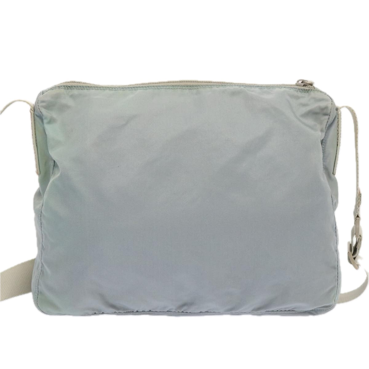 Luxury PradaShoulder Bag Nylon Light Blue 69346