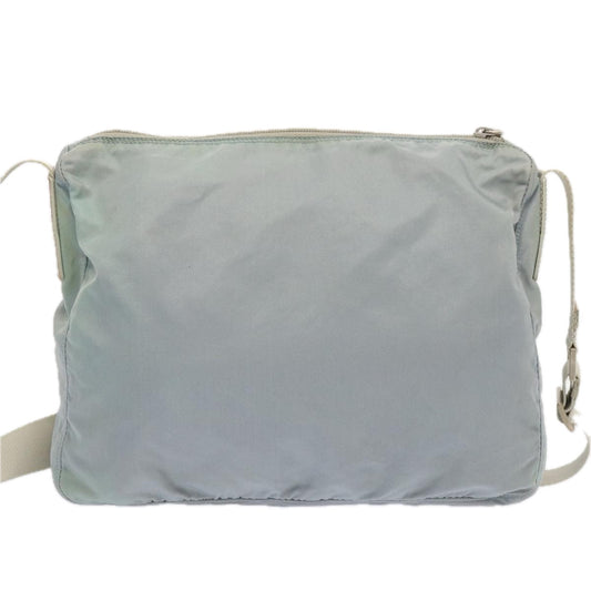 Luxury PradaShoulder Bag Nylon Light Blue 69346