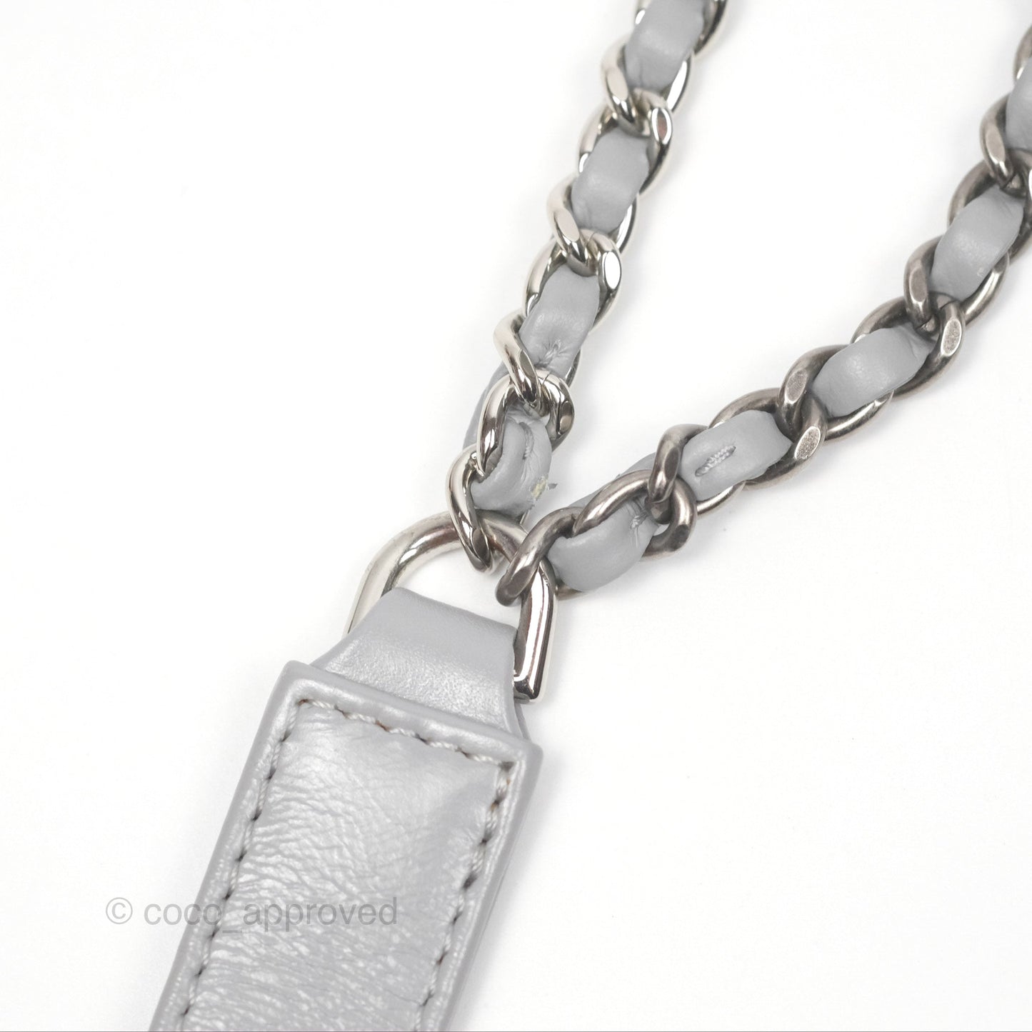 Chanel Small Gabrielle Hobo Quilted Grey Aged Calfskin