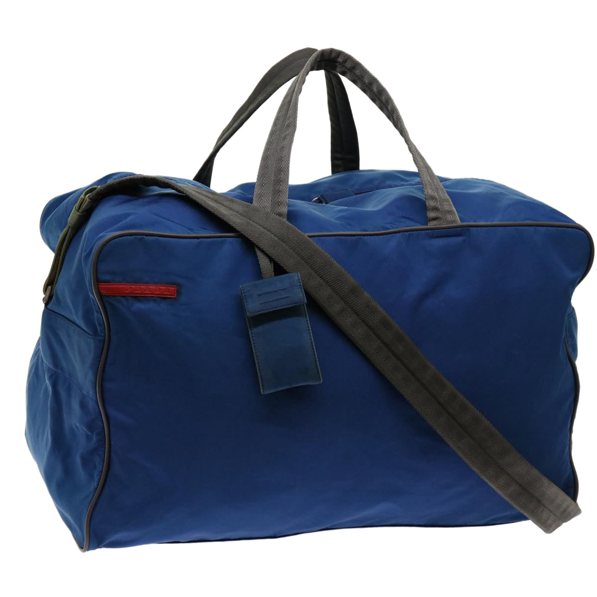 Luxury PradaSports Boston Bag Nylon 2way Blue 69360