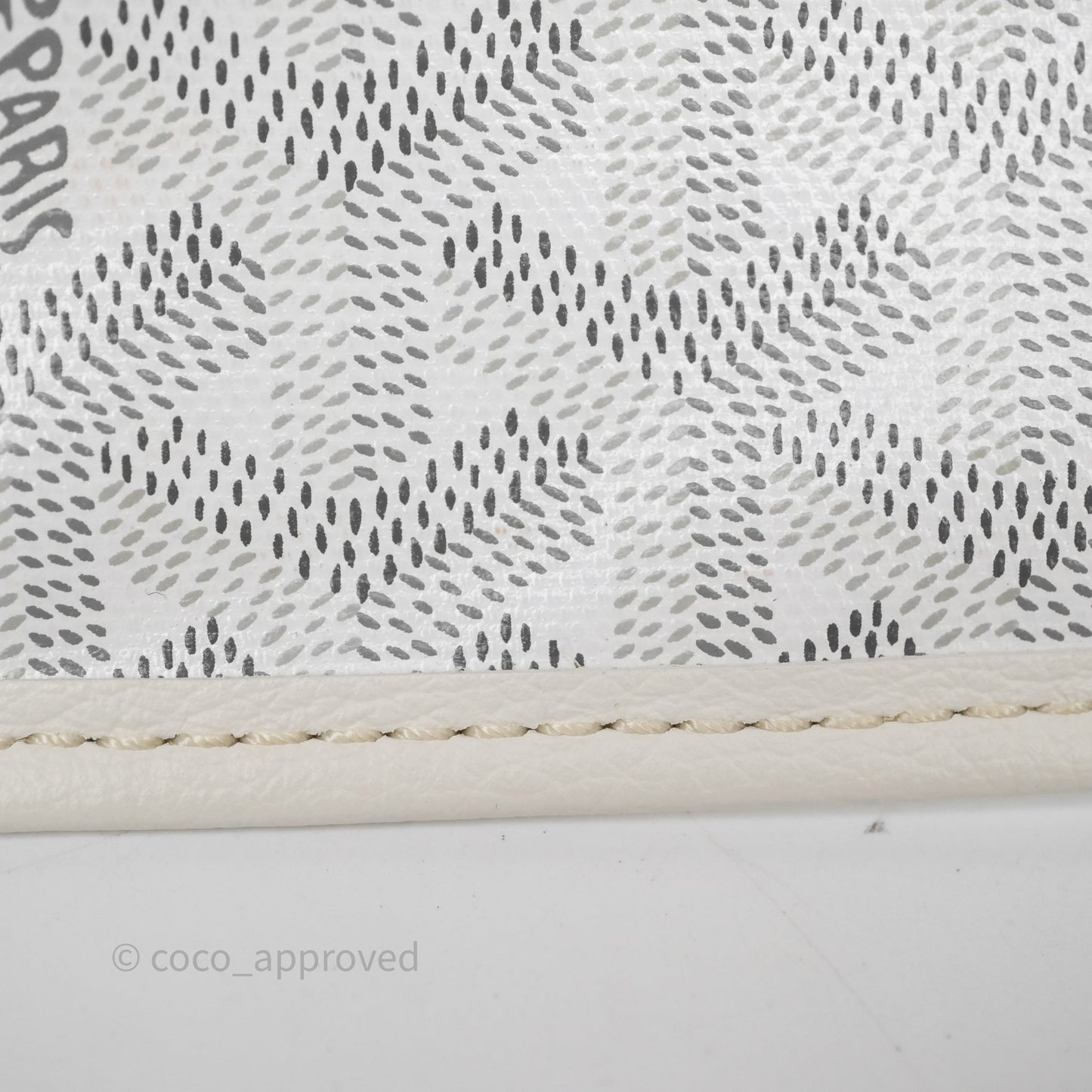 Goyard Bohème Hobo Bag PM White Goyardine Canvas