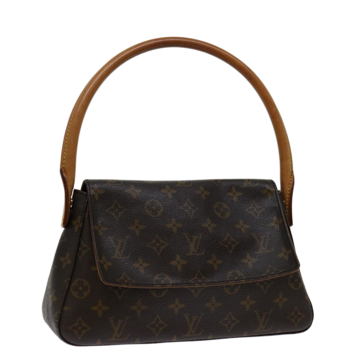 LOUIS VUITTON Monogram Mini Looping Shoulder Bag M51147 LV 69389